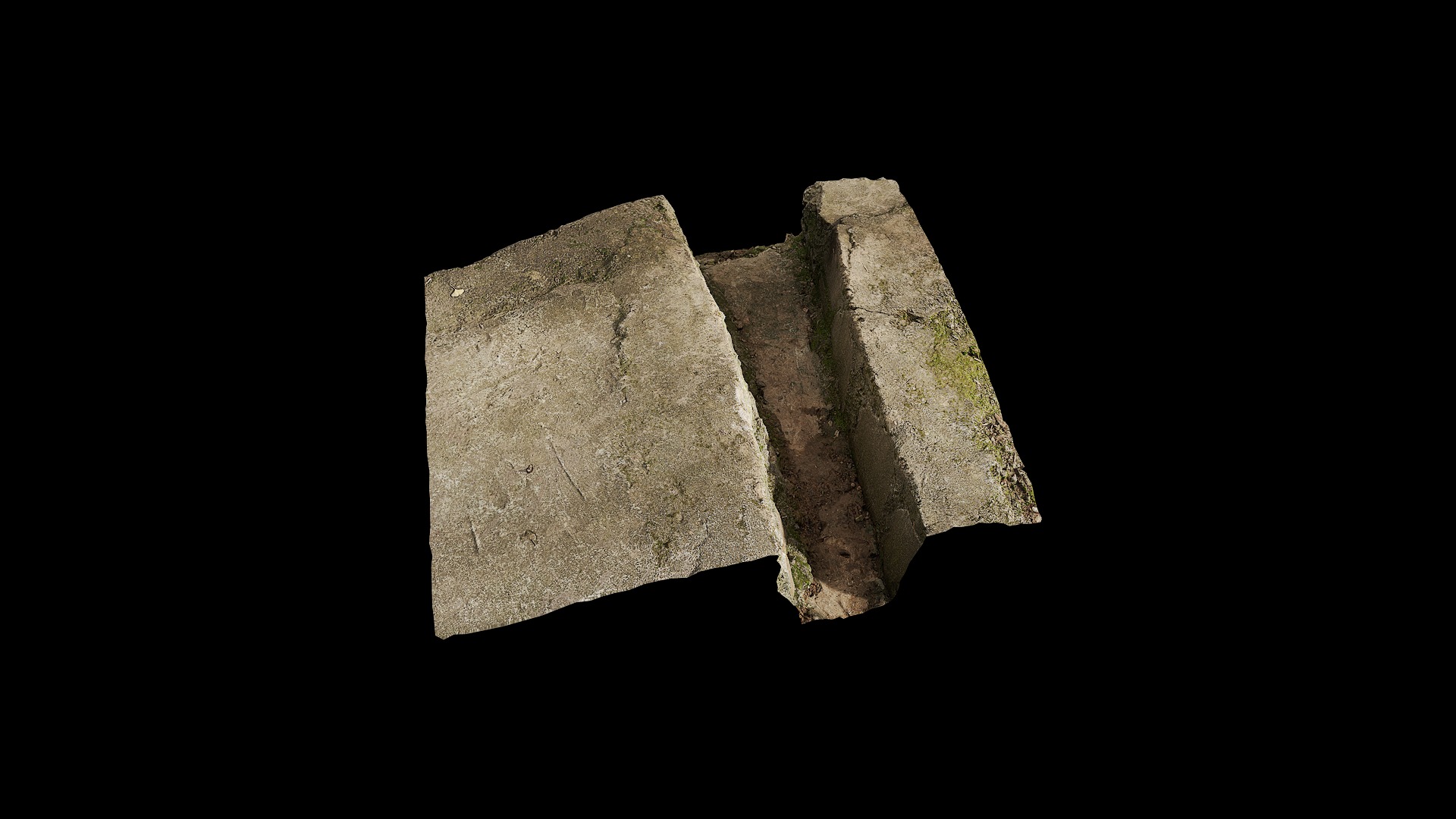 Anydrafts Street gutter 04 Low-poly 3D model_4