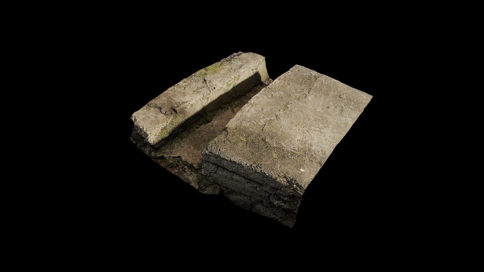 Anydrafts Street gutter 04 Low-poly 3D model_3