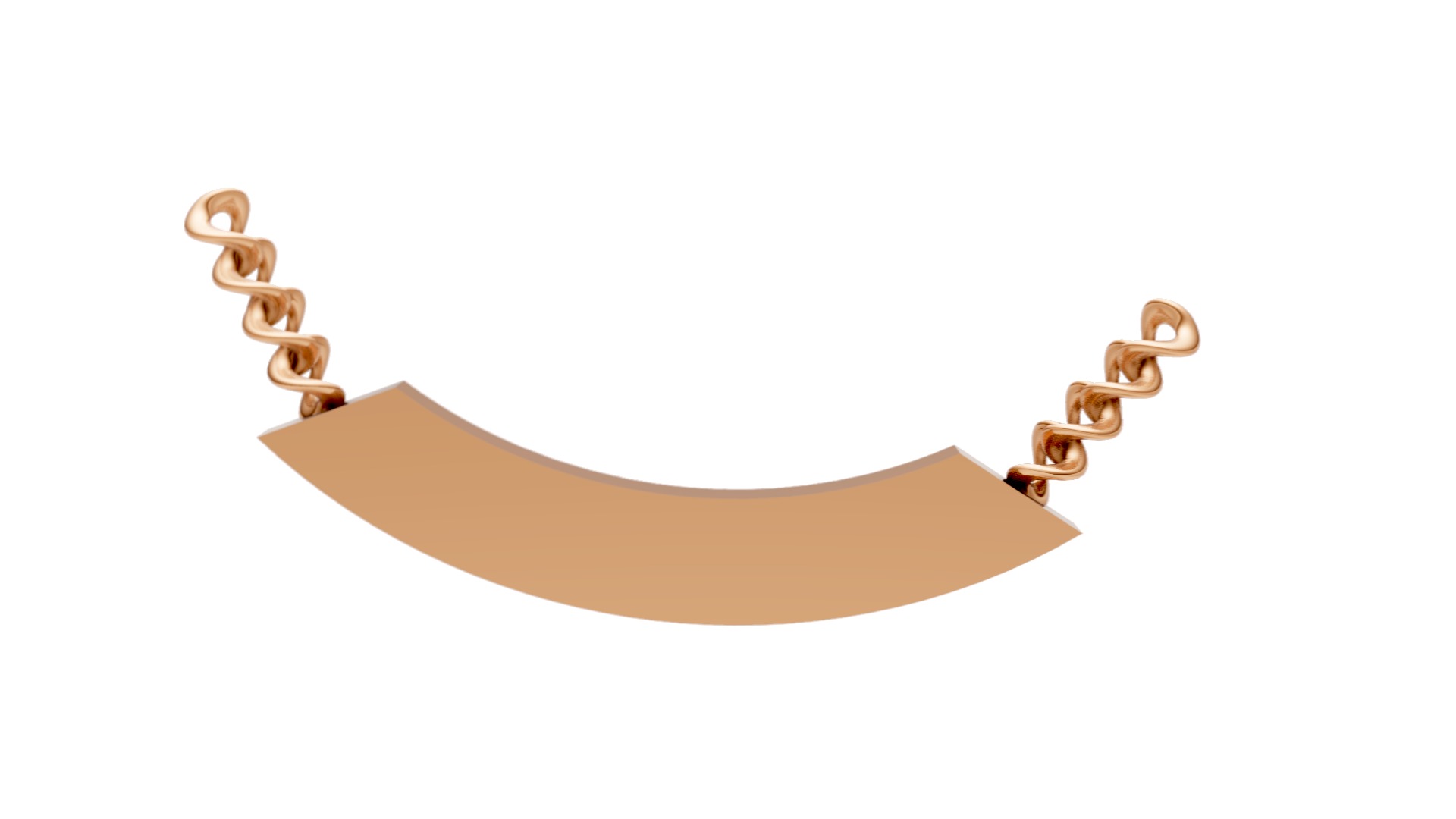 Smart Diamond Rope chain Pendant 3D print model_9