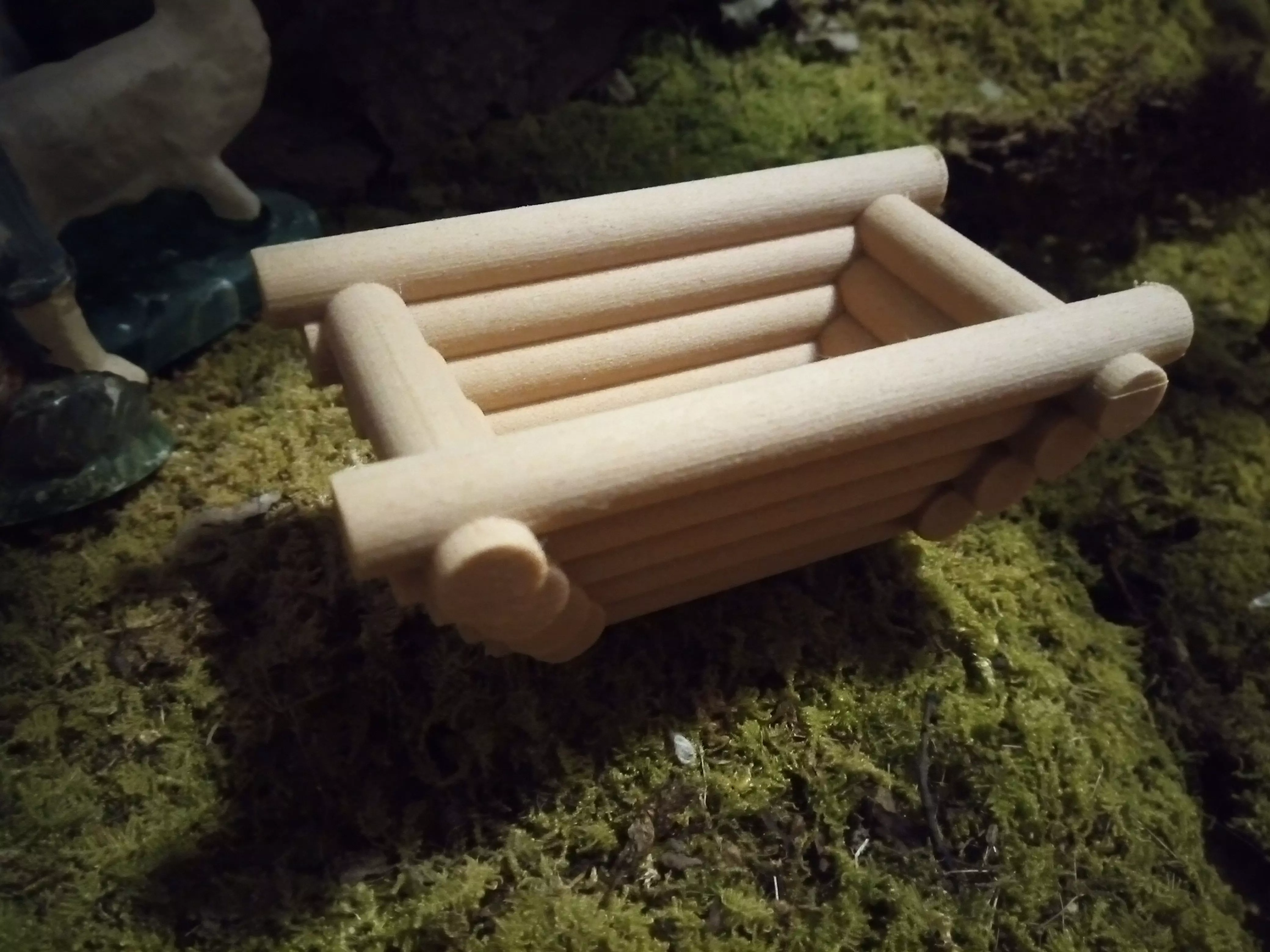Nativity scene stable or bed 3D print model_0