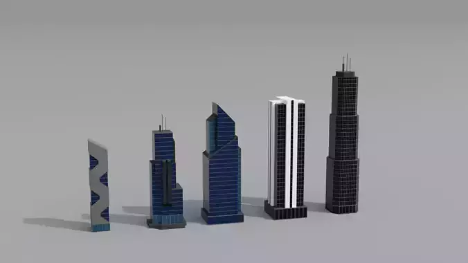 Low poly Buildings Pack