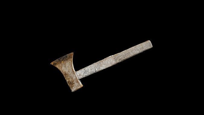 Anydrafts Axe 02 Low-poly 3D model 6