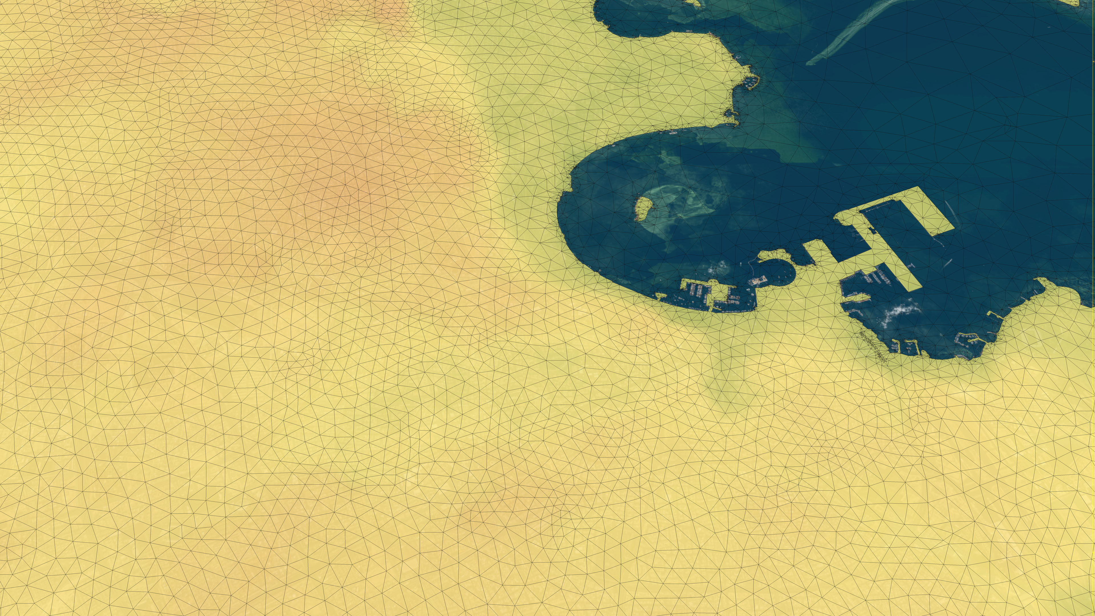 Doha - 3D City Topography Terrain 3D Model Collection_23