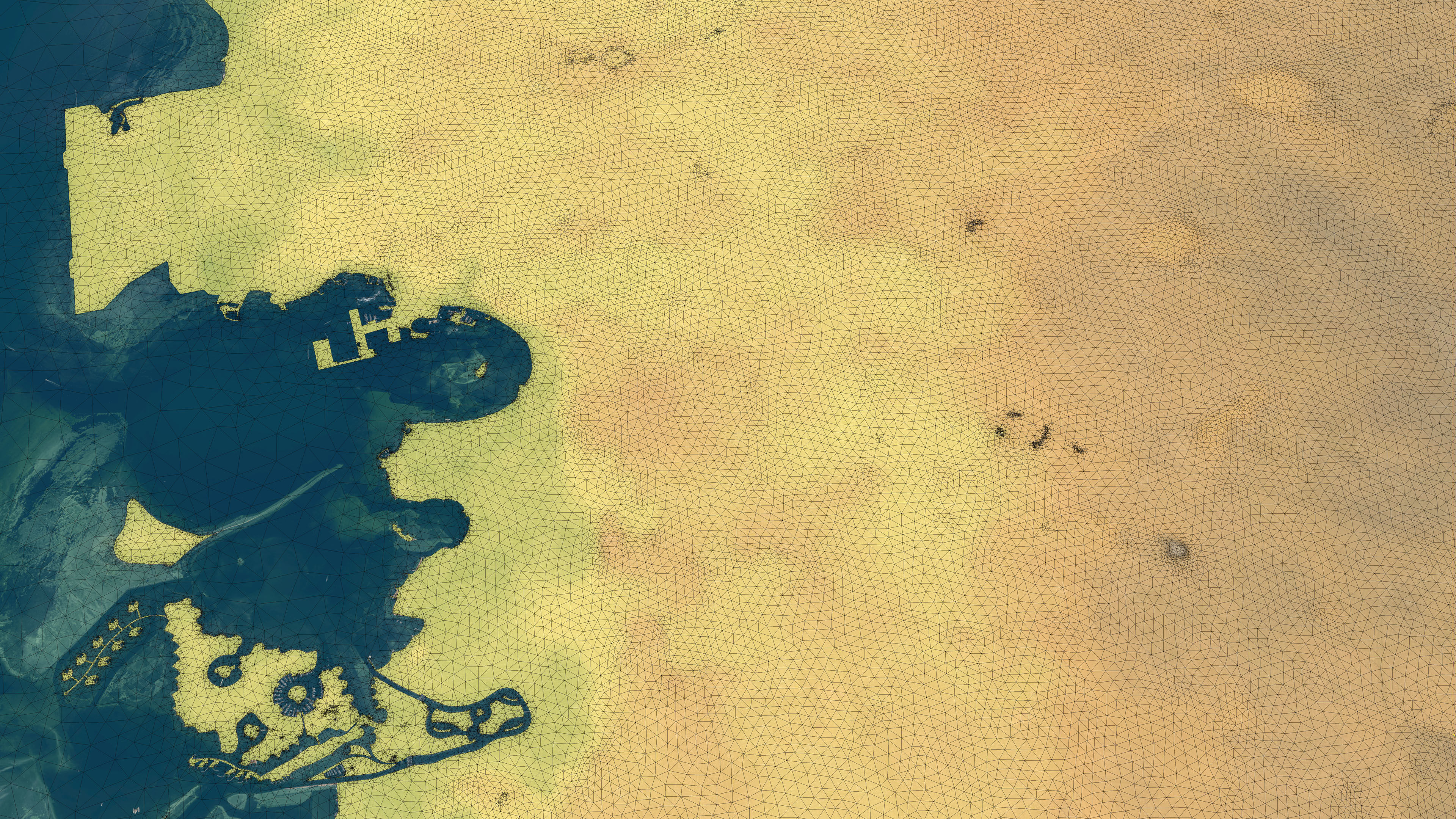 Doha - 3D City Topography Terrain 3D Model Collection_31