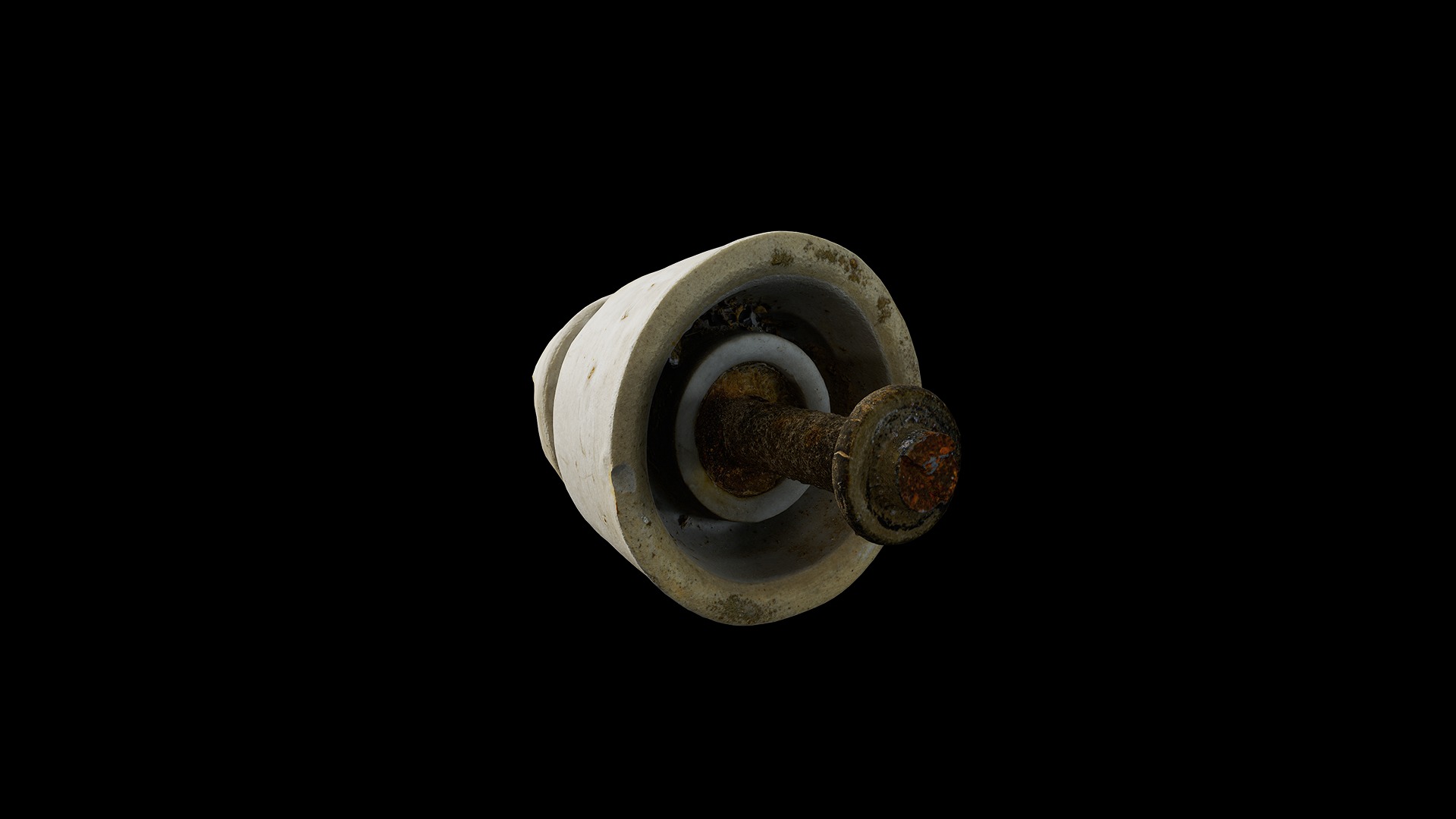 Anydrafts Ceramic insulator 01 Low-poly 3D model_6