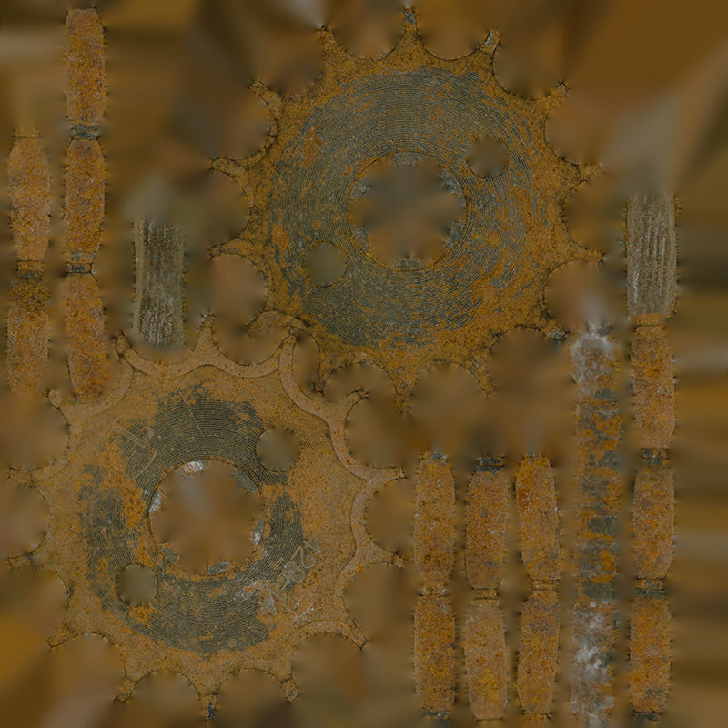 Anydrafts Metal gear 01 Low-poly 3D model_8