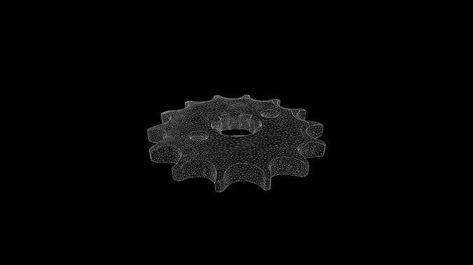 Anydrafts Metal gear 01 Low-poly 3D model 3
