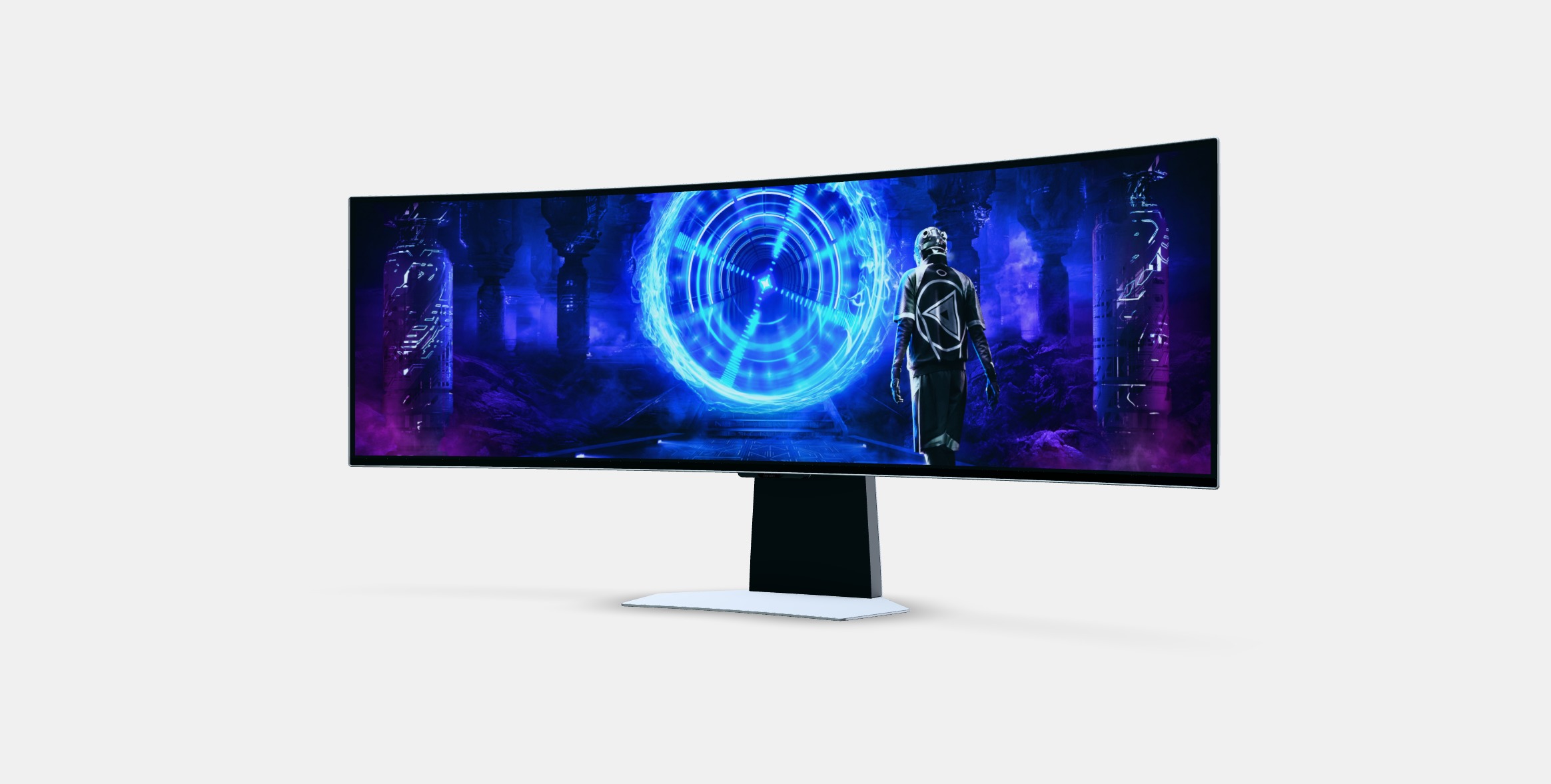 49 Odyssey OLED G9 G95SD Curved Gaming Monitor 240Hz 3D model_16