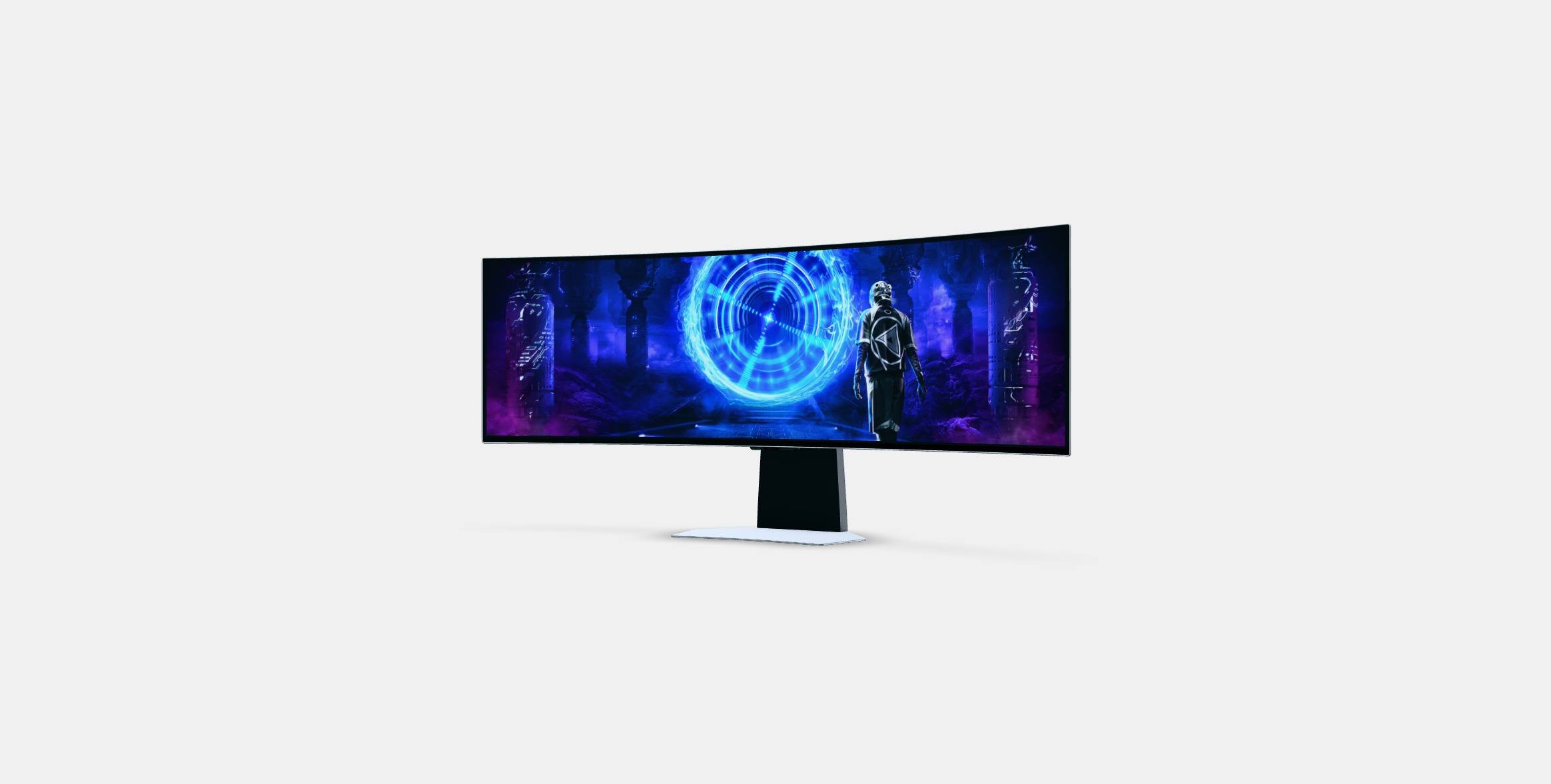 49 Odyssey OLED G9 G95SD Curved Gaming Monitor 240Hz 3D model_11