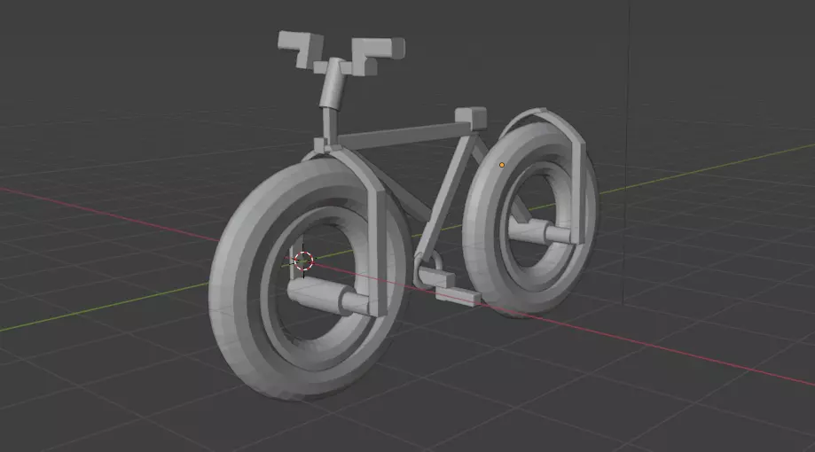 3D model cycle 3D model