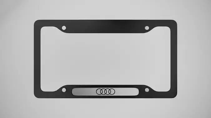 Audi License Plate Holder