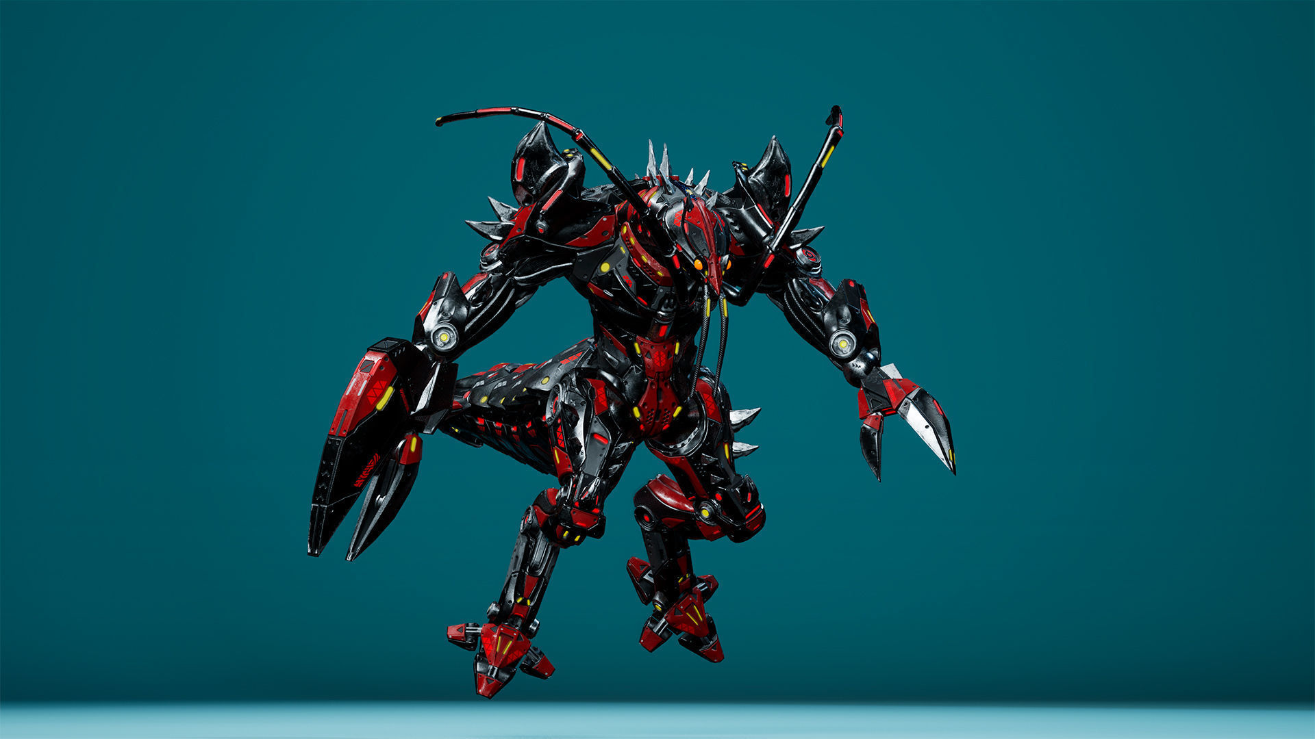 Sci-Fi Lobster Low-poly 3D model_21