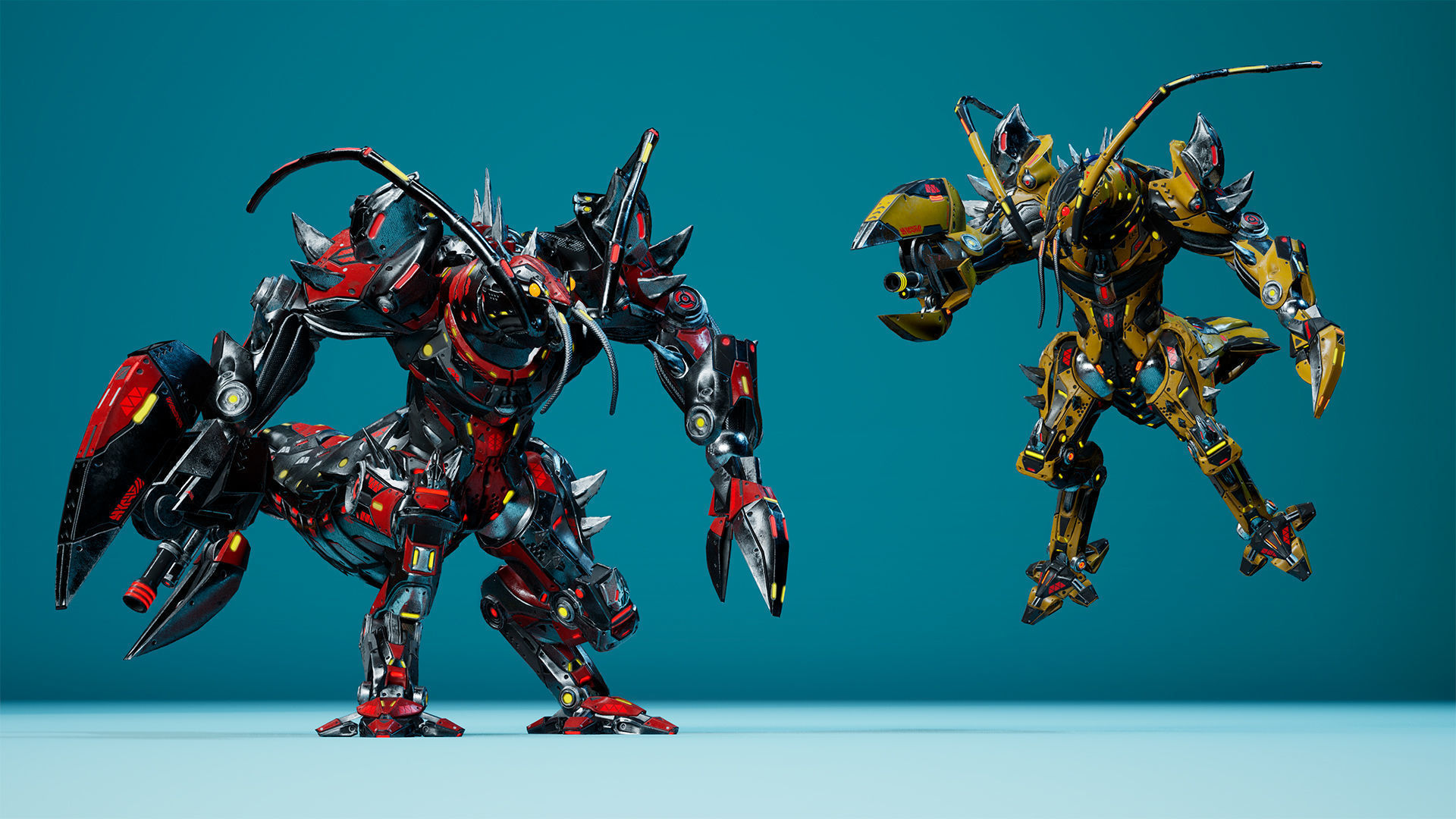 Sci-Fi Lobster Low-poly 3D model_16