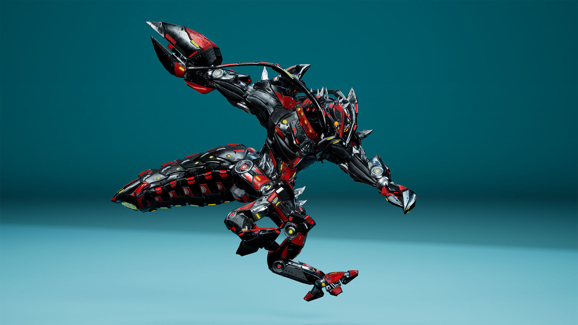 Sci-Fi Lobster Low-poly 3D model_20