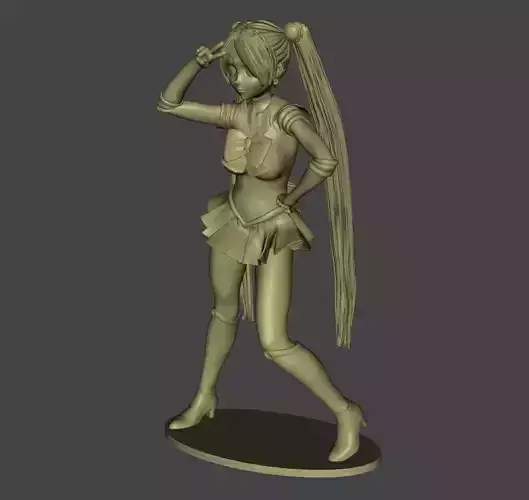 Sailor Moon 3D print model