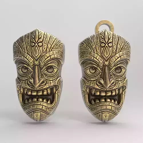 wall tiki decor 