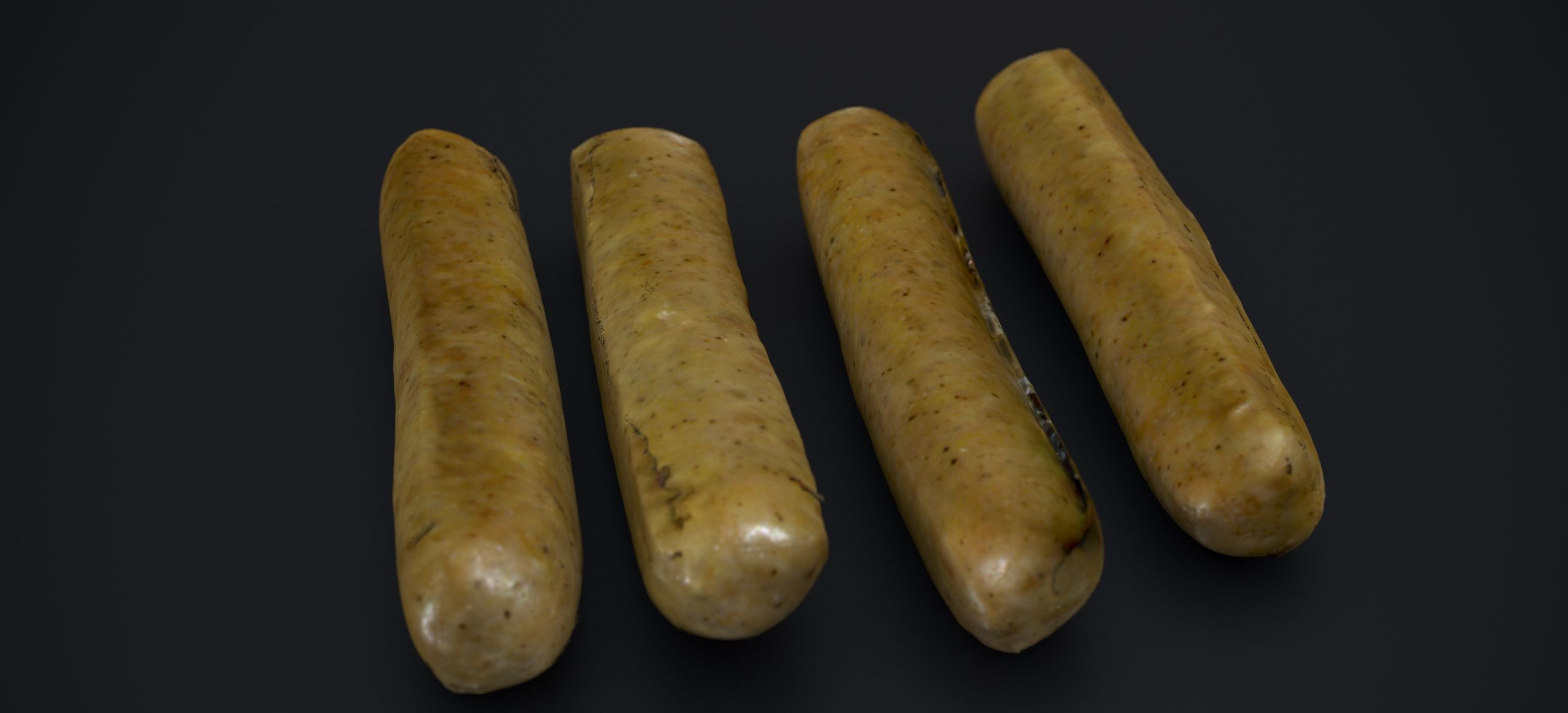 BRATWURST SAUSAGE 2024 3D model_1