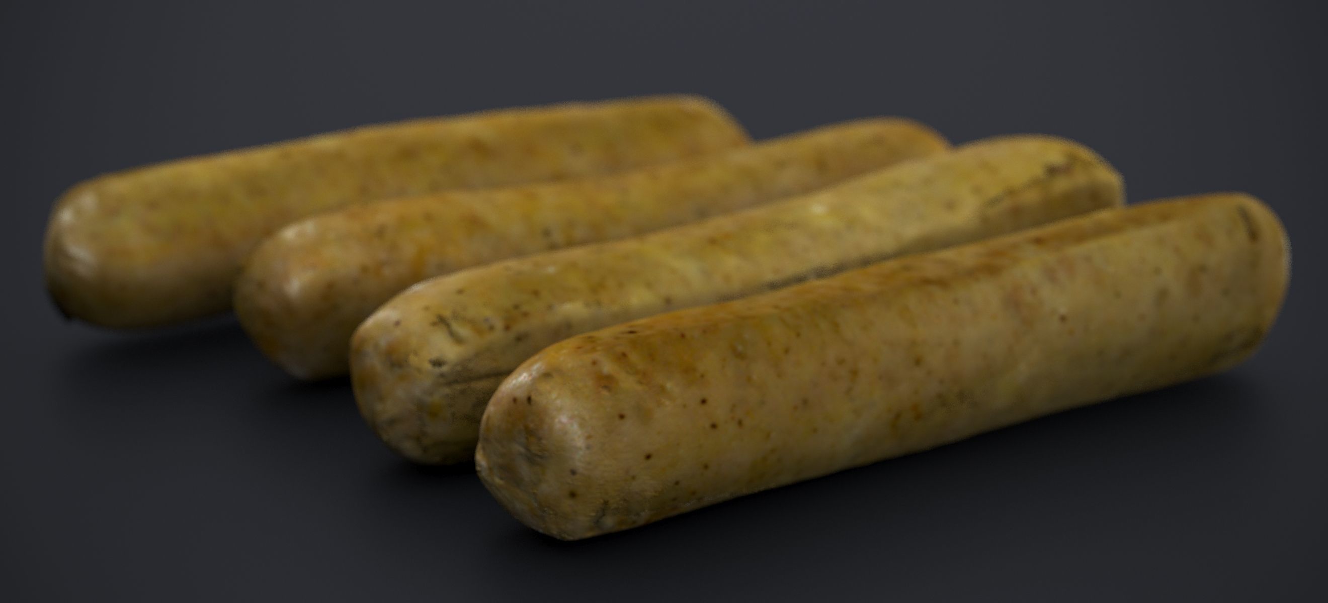 BRATWURST SAUSAGE 2024 3D model_6