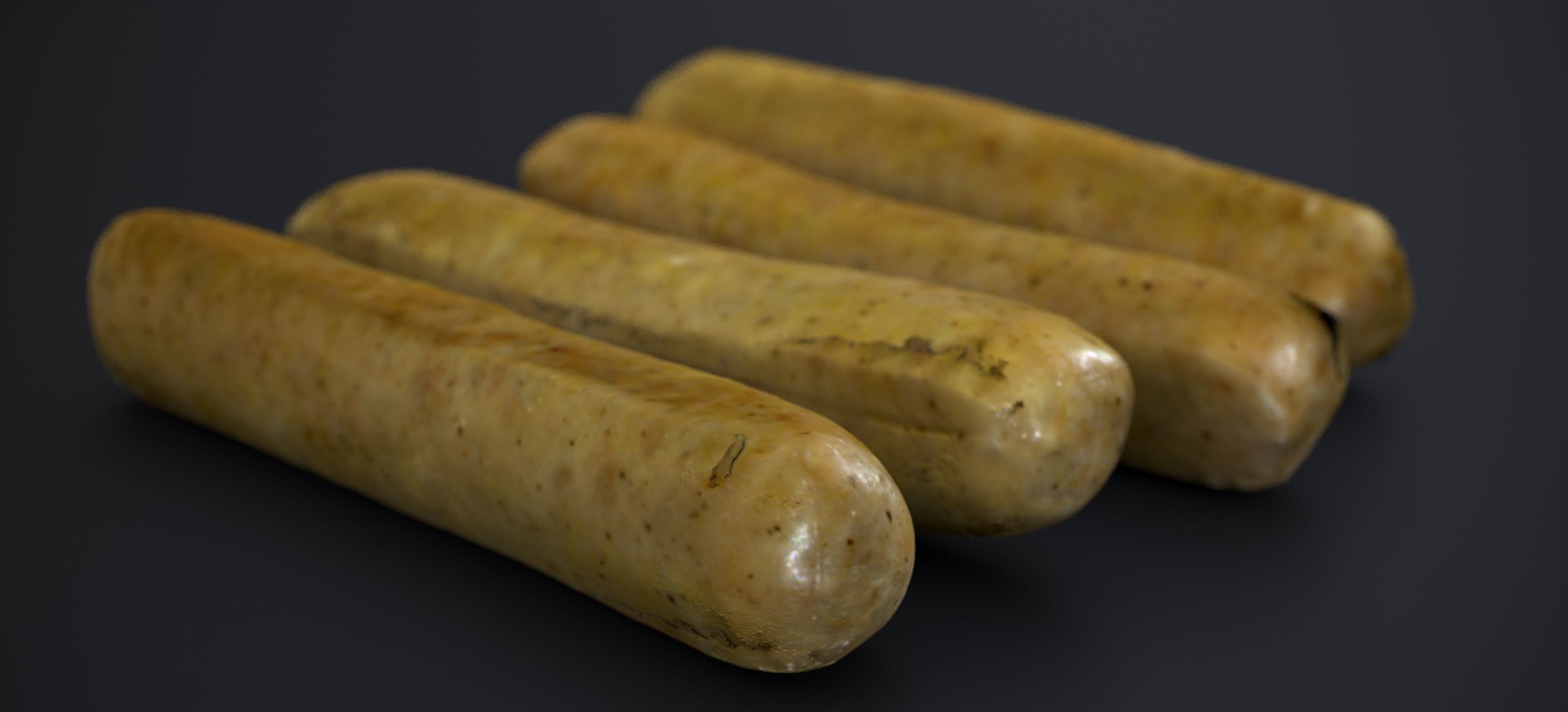 BRATWURST SAUSAGE 2024 3D model_8