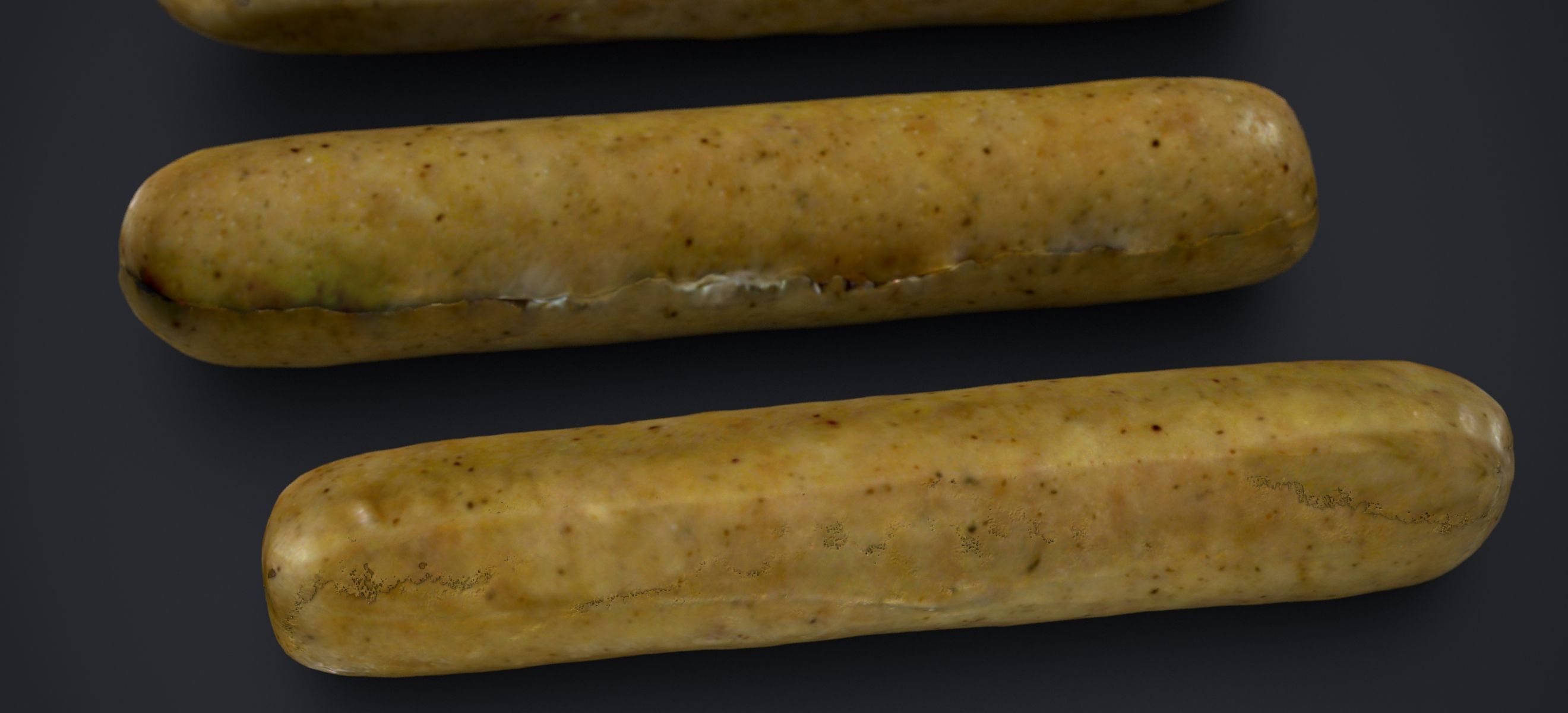 BRATWURST SAUSAGE 2024 3D model_9