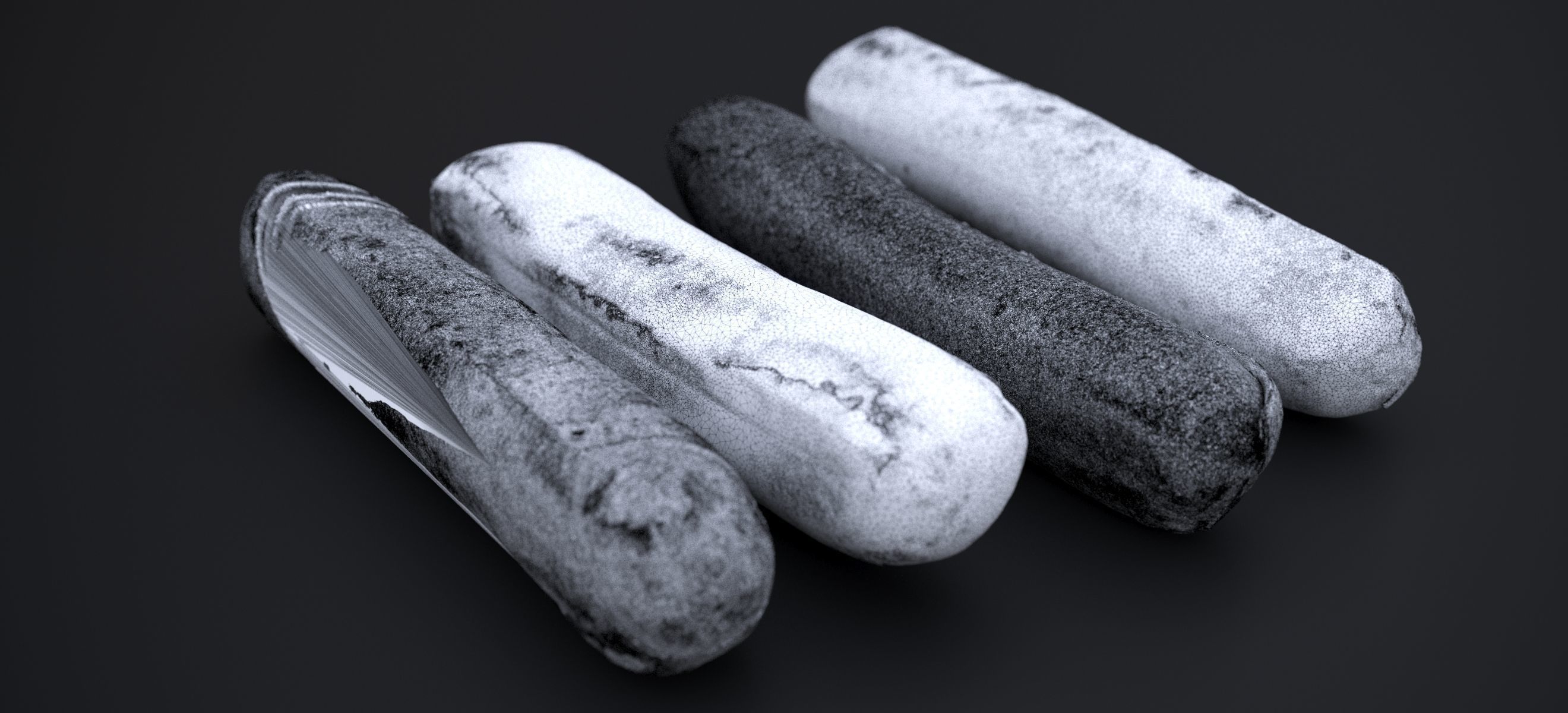 BRATWURST SAUSAGE 2024 3D model_13