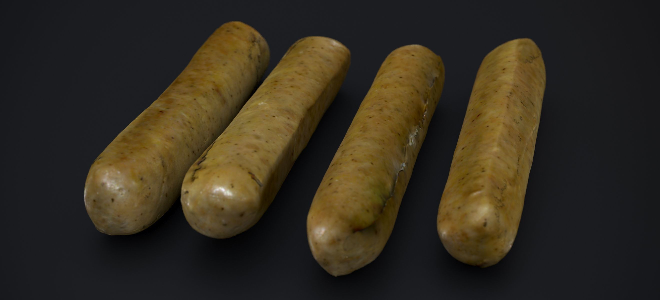BRATWURST SAUSAGE 2024 3D model_2