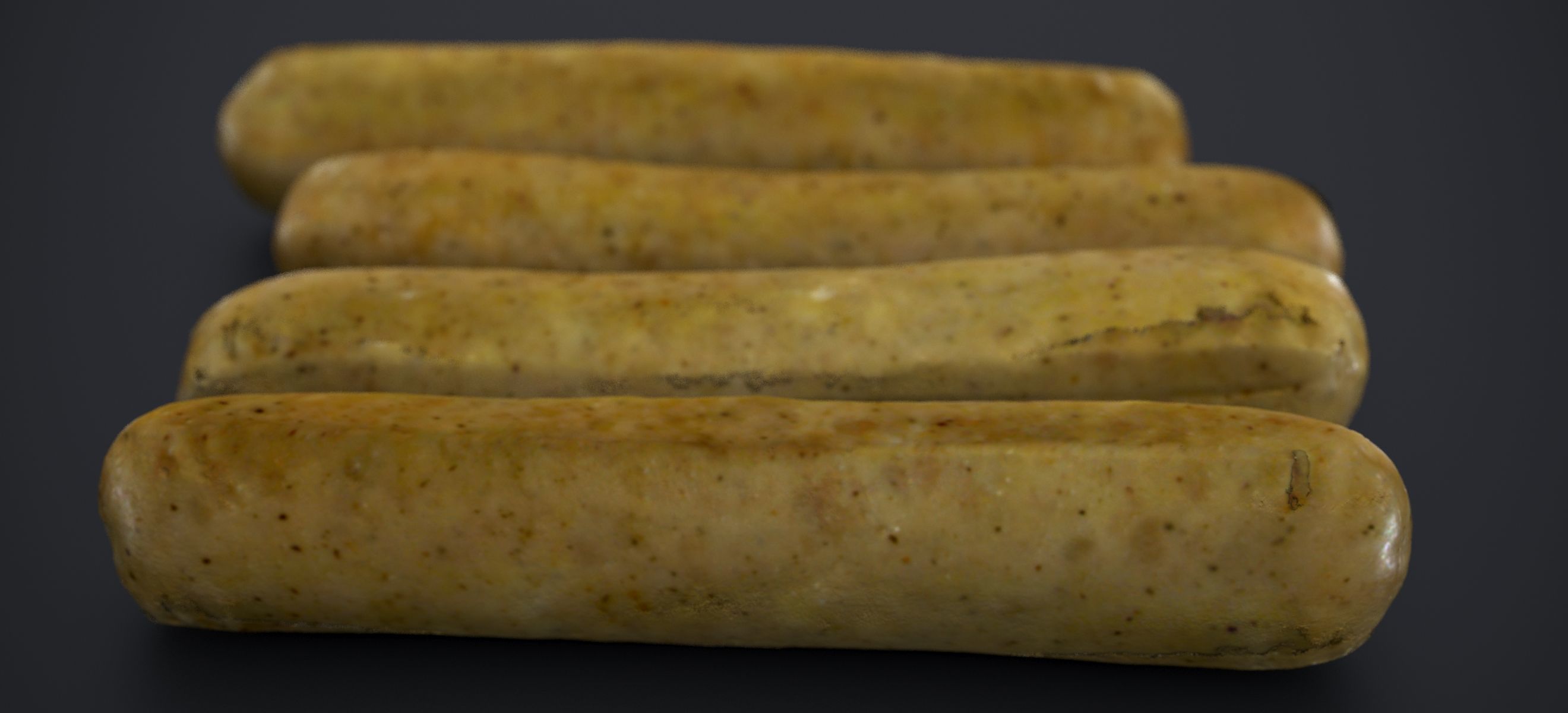 BRATWURST SAUSAGE 2024 3D model_7
