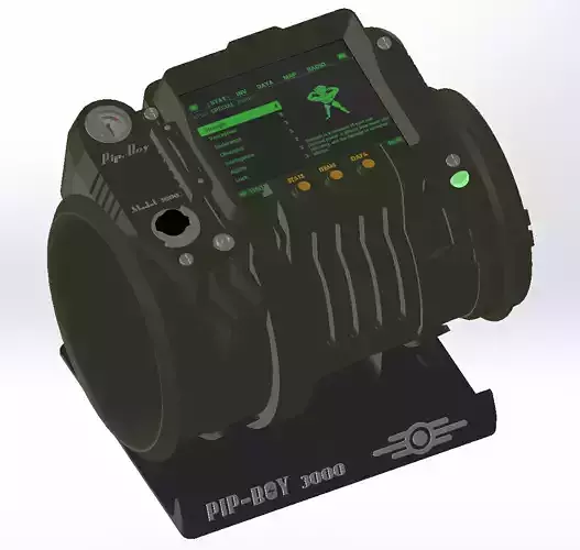 Wearable Pipboy Fallout 3D print model Wearable Pipboy Fallout 3D print model
