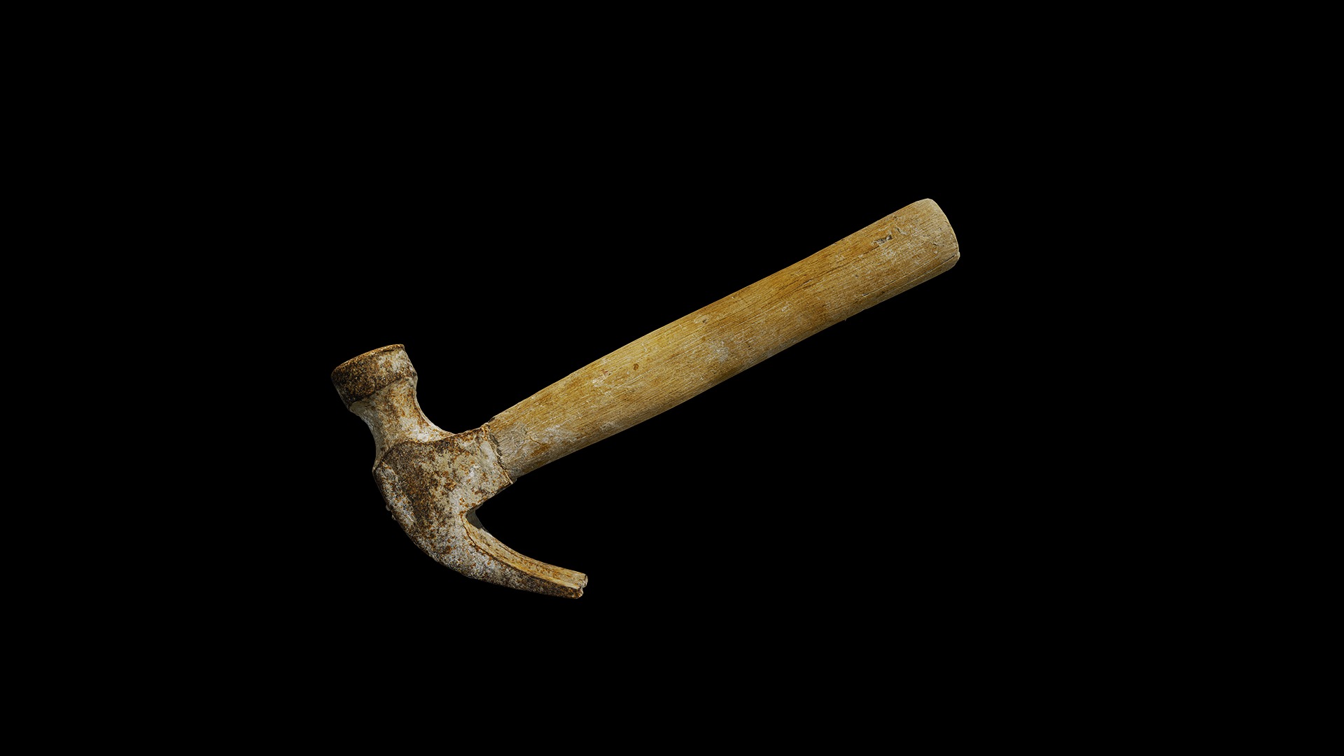 Anydrafts Old claw hammer 01 Low-poly 3D model_5