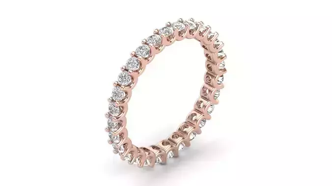 U Shaped Eternity Ring 2mm stone size swiss 10 and EU50