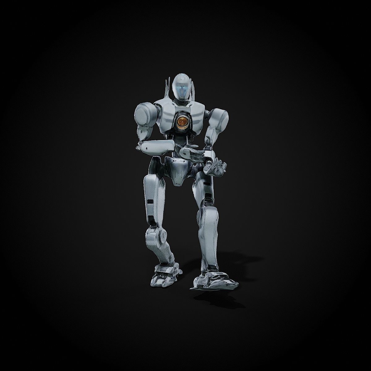 Robot rigging 3D model_5