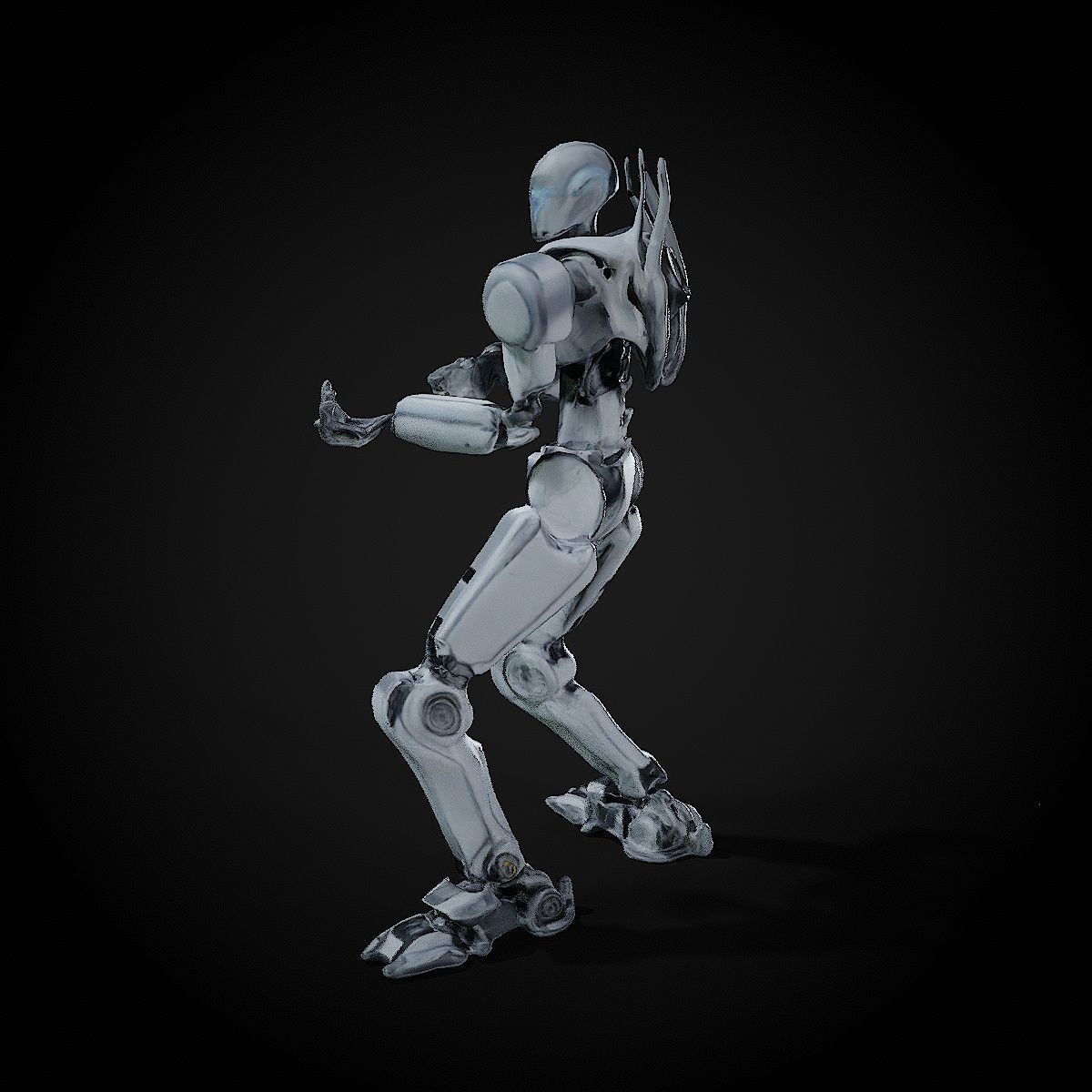Robot rigging 3D model_6