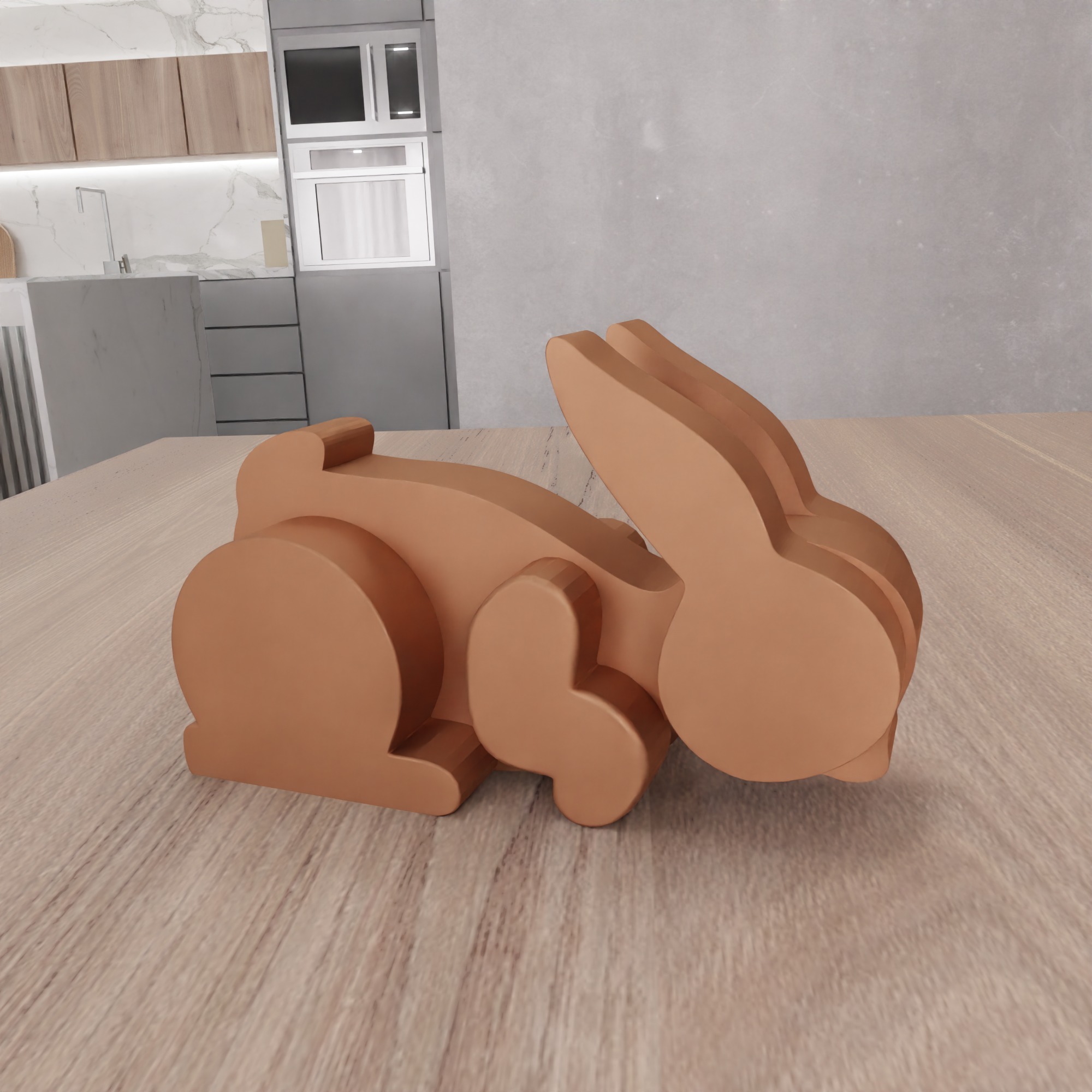 Couple Easter Bunny - 333 3D print model_12