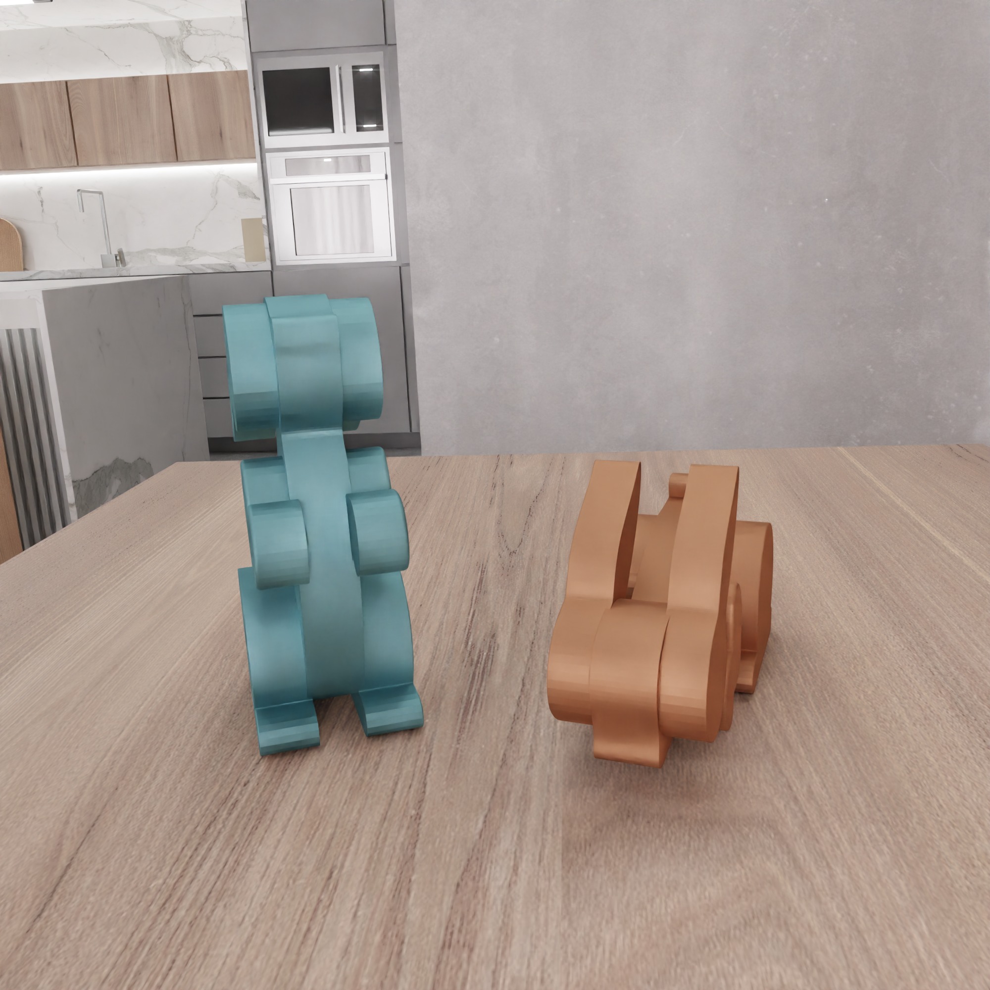 Couple Easter Bunny - 333 3D print model_9