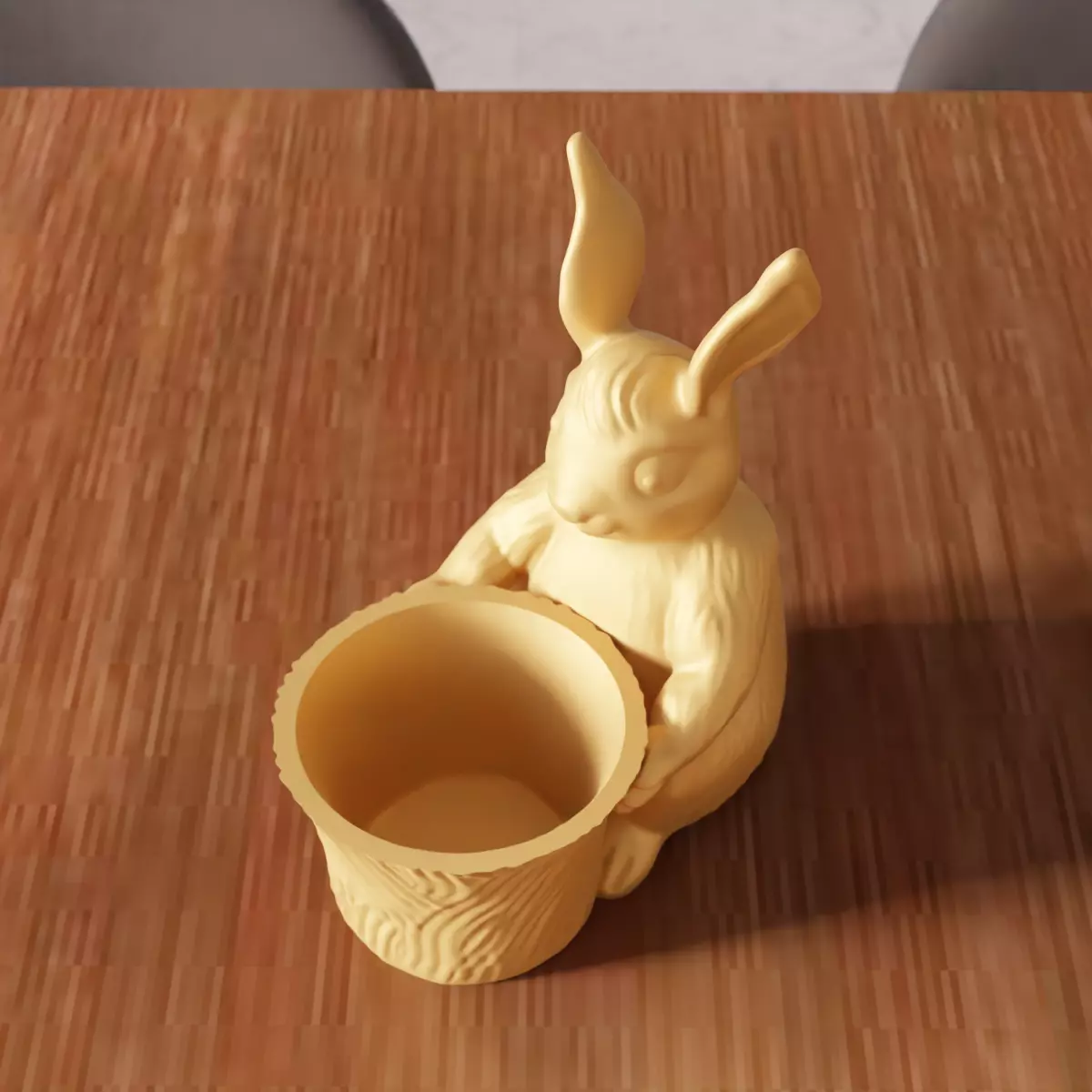 Easter Bunny Egg Basket Figure - 330 3D print model_5