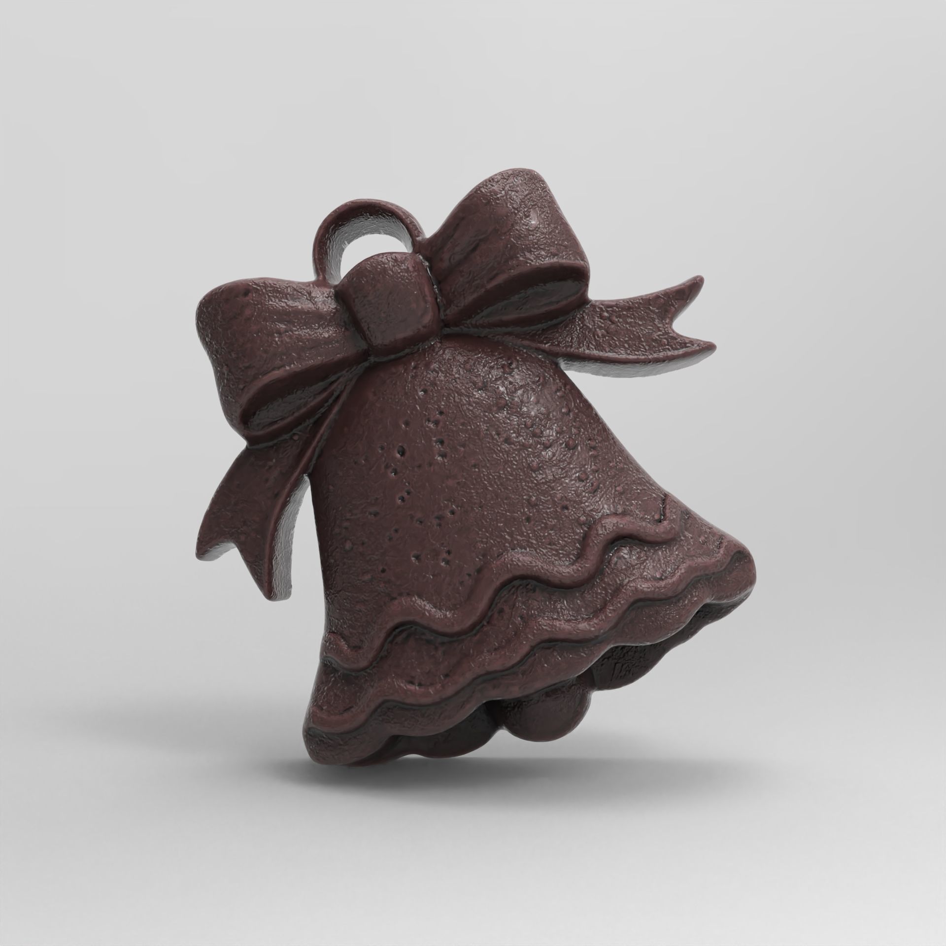 christmas tree  bell decor  3D print model_1