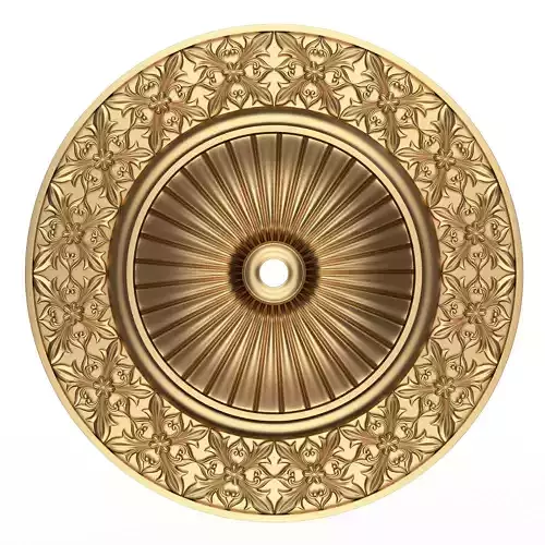 Ceiling Rosette 012 Low-poly 3D model