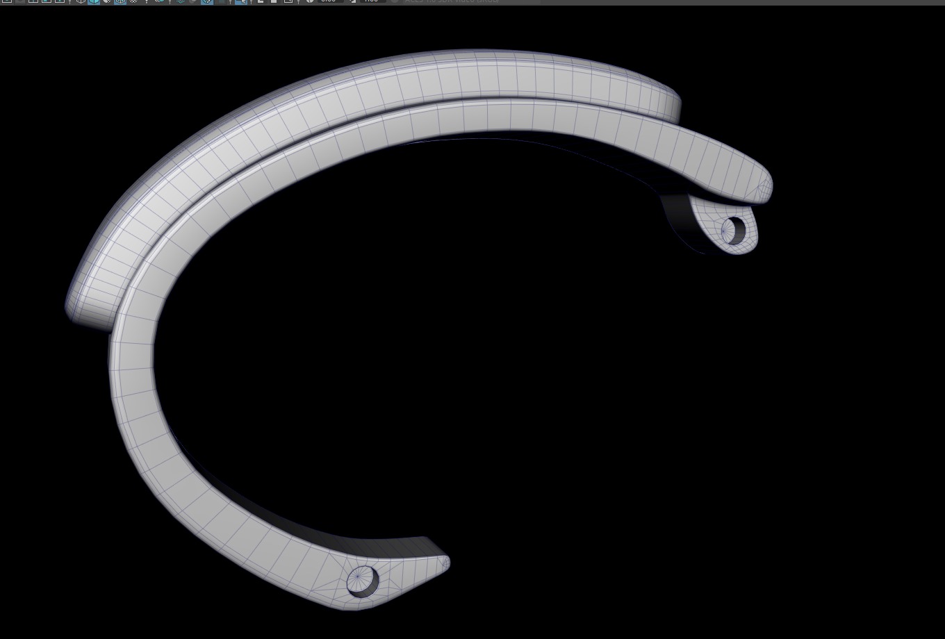 Chair armrests collection Low-poly 3D model_18