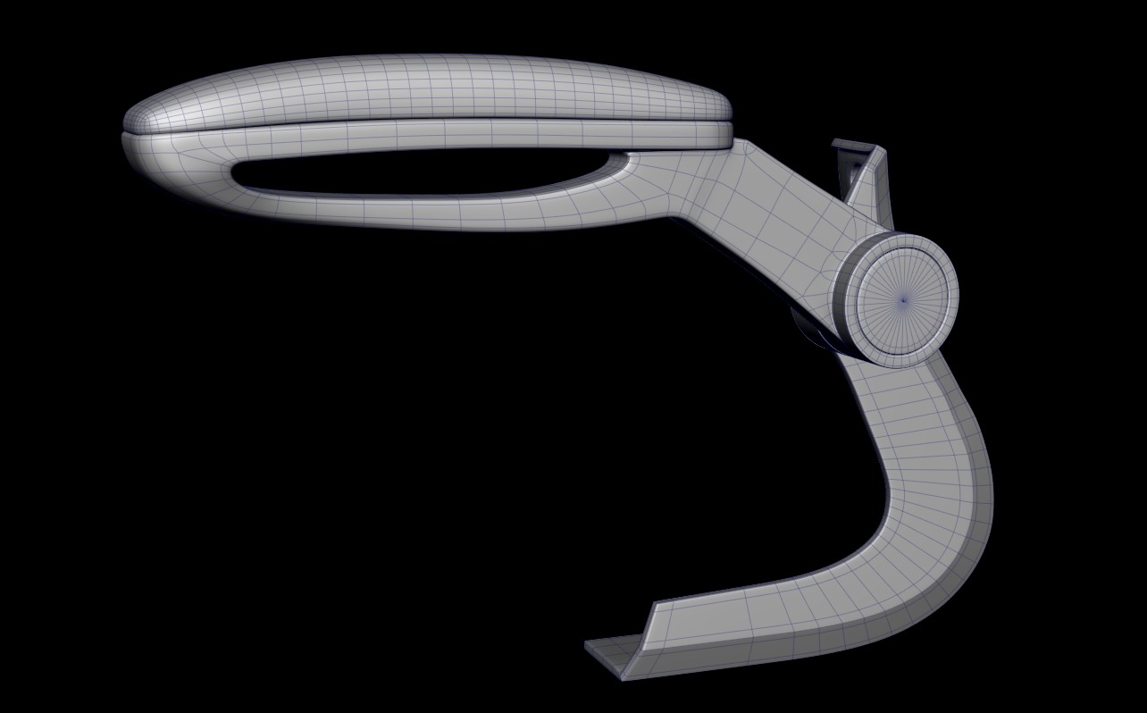 Chair armrests collection Low-poly 3D model_25