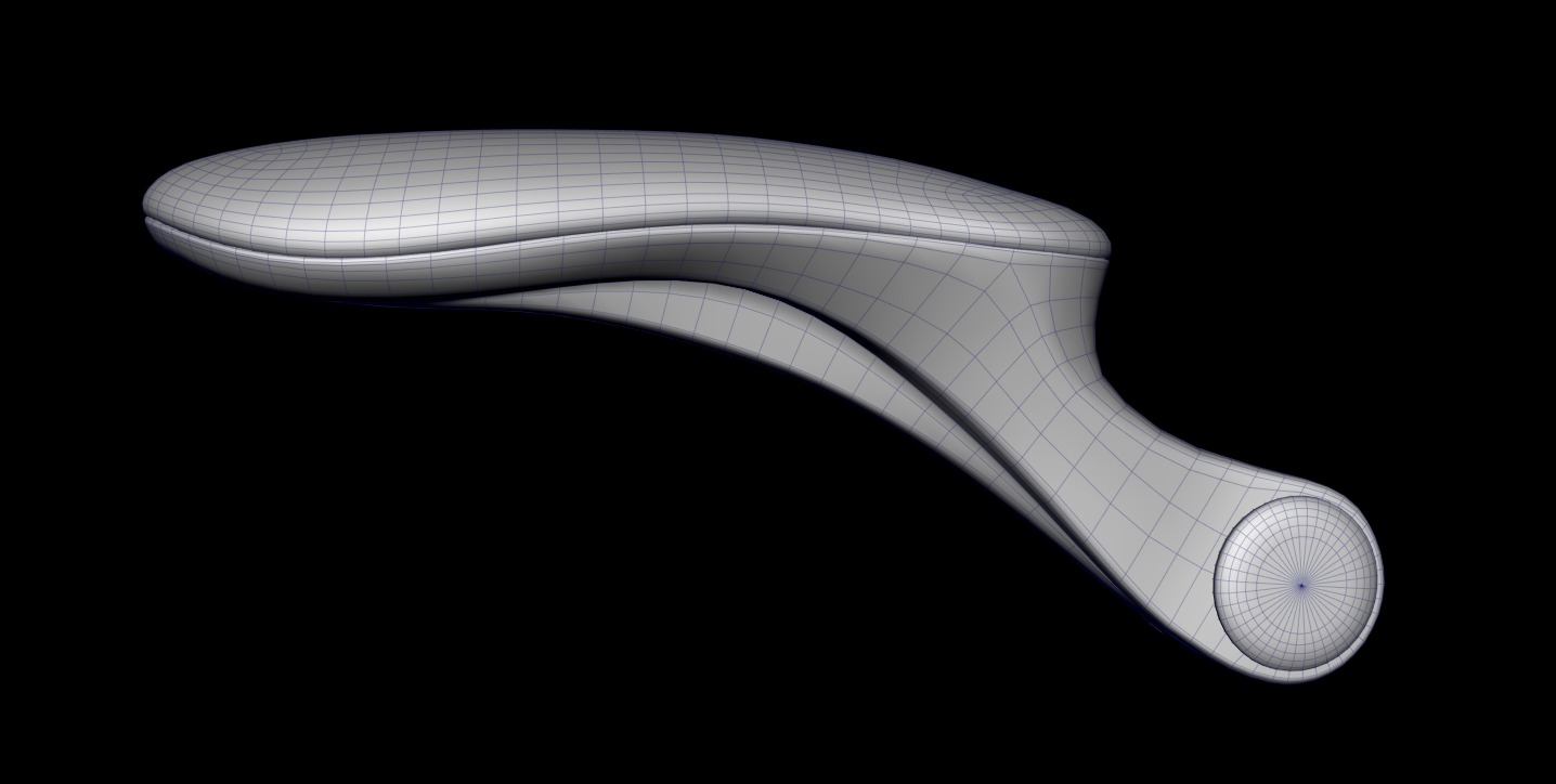 Chair armrests collection Low-poly 3D model_15