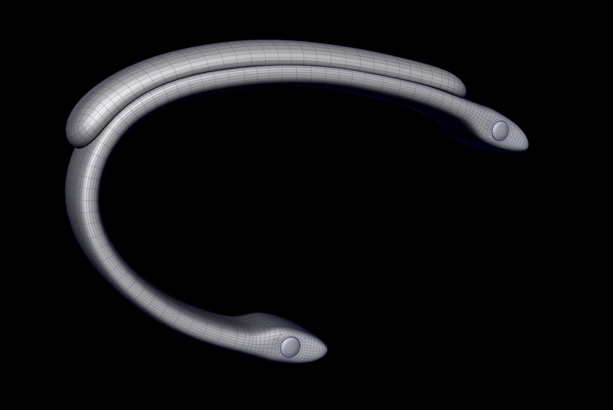 Chair armrests collection Low-poly 3D model_12