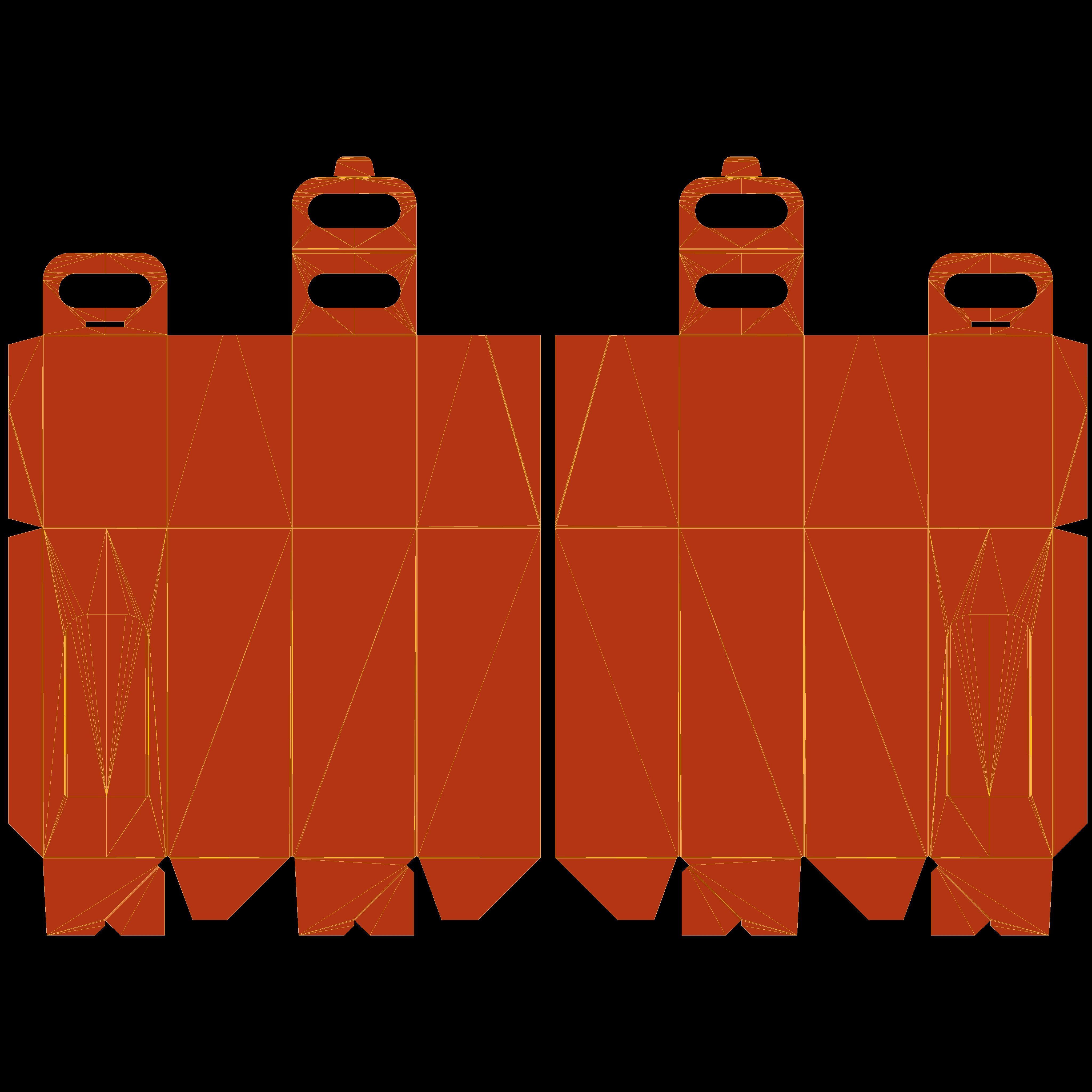 Packaging box holder for one wine bottle Texture_9