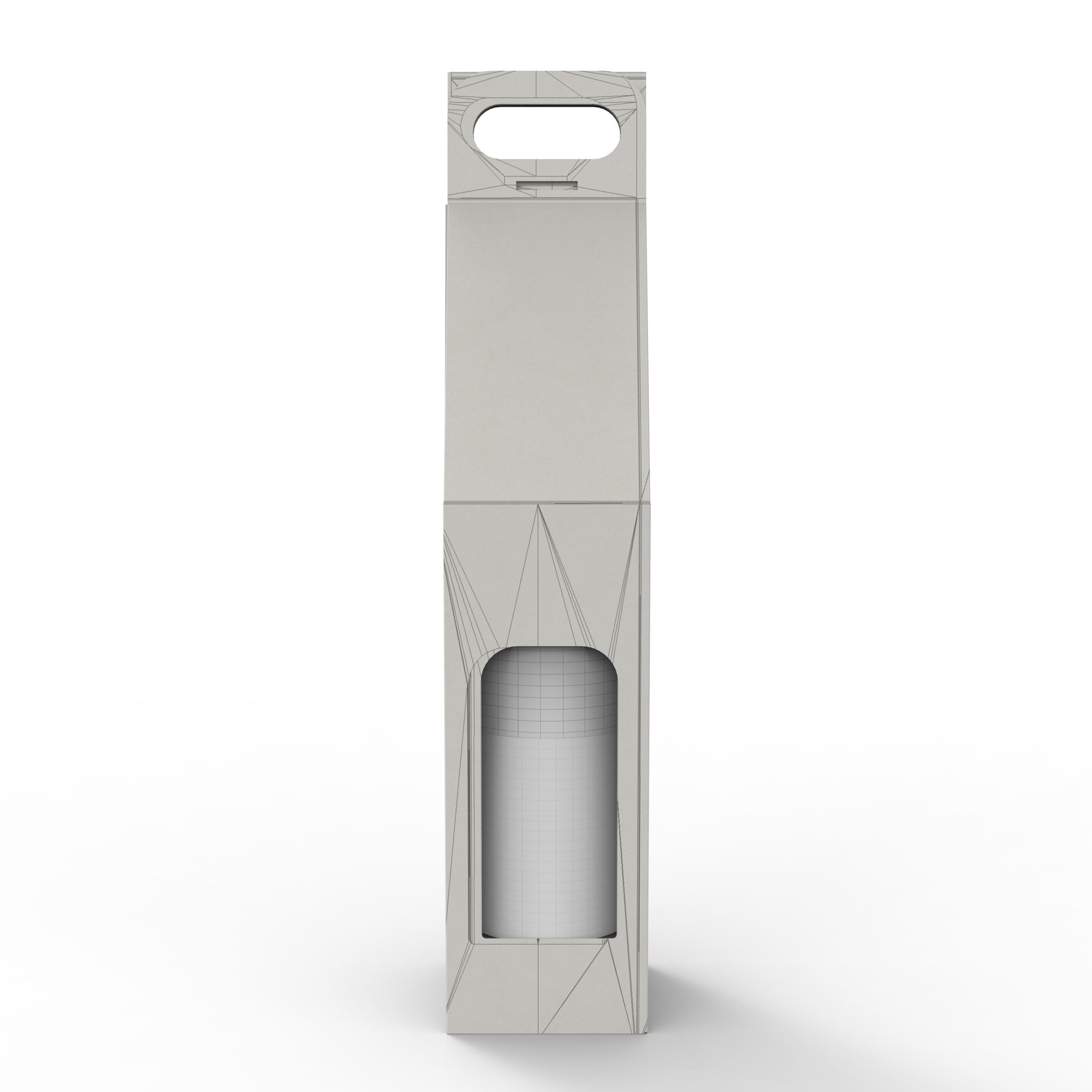 Packaging box holder for one wine bottle Texture_4