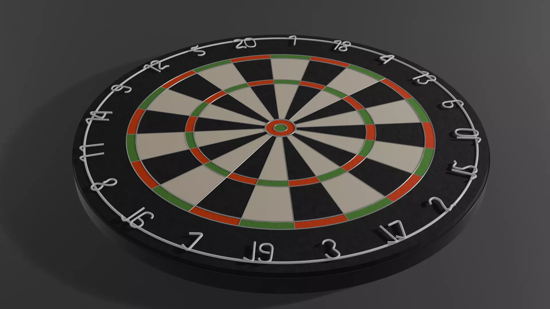 Dart Board Free 3D model_0