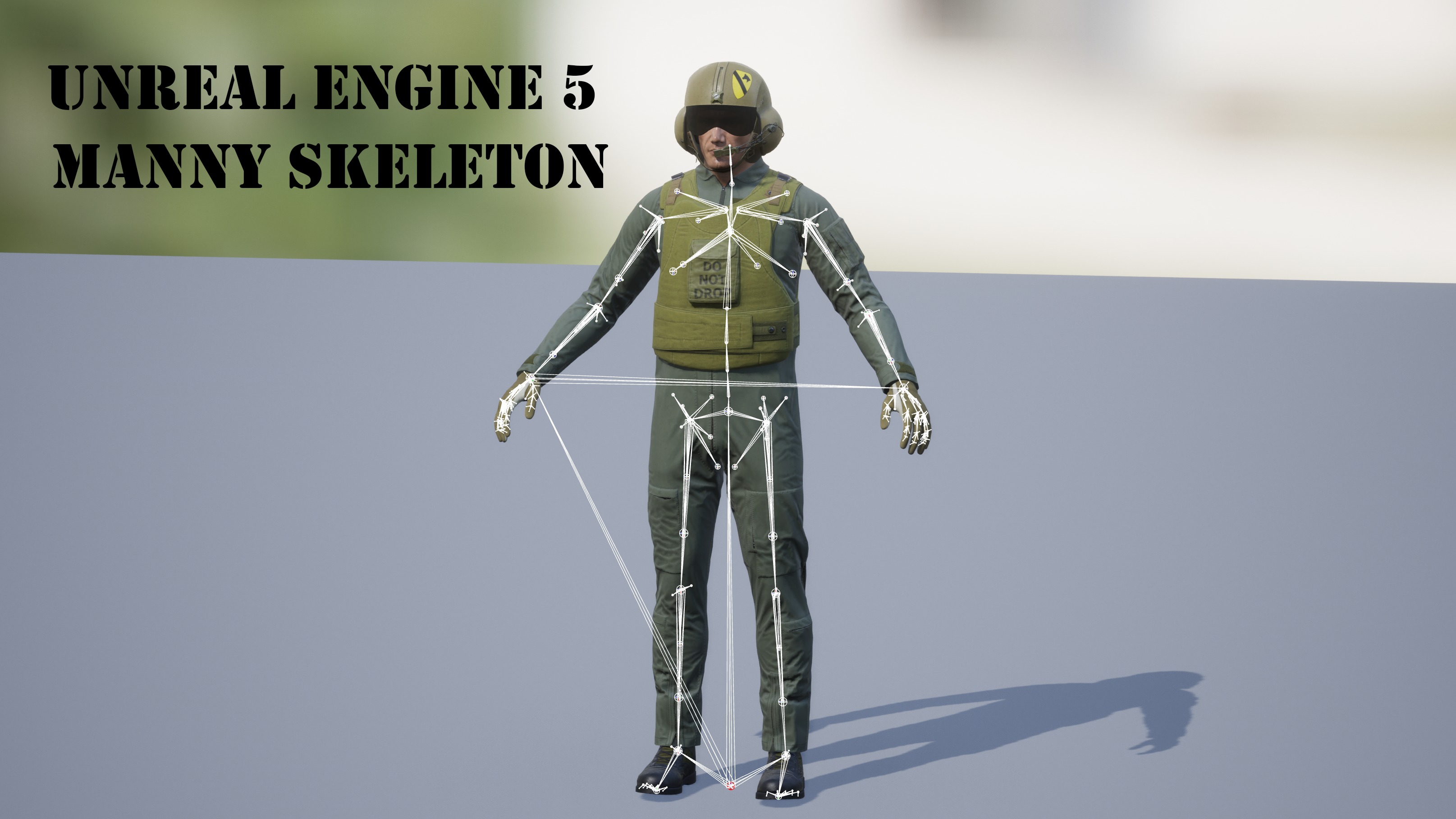 Pilot Low-poly 3D model_9