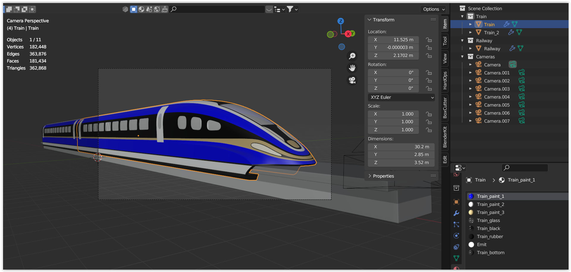 Future maglev and Tesla Robovan 3D Model Collection_6