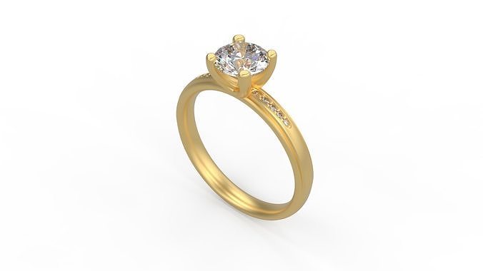 Woman Solitaire 053 3D print model