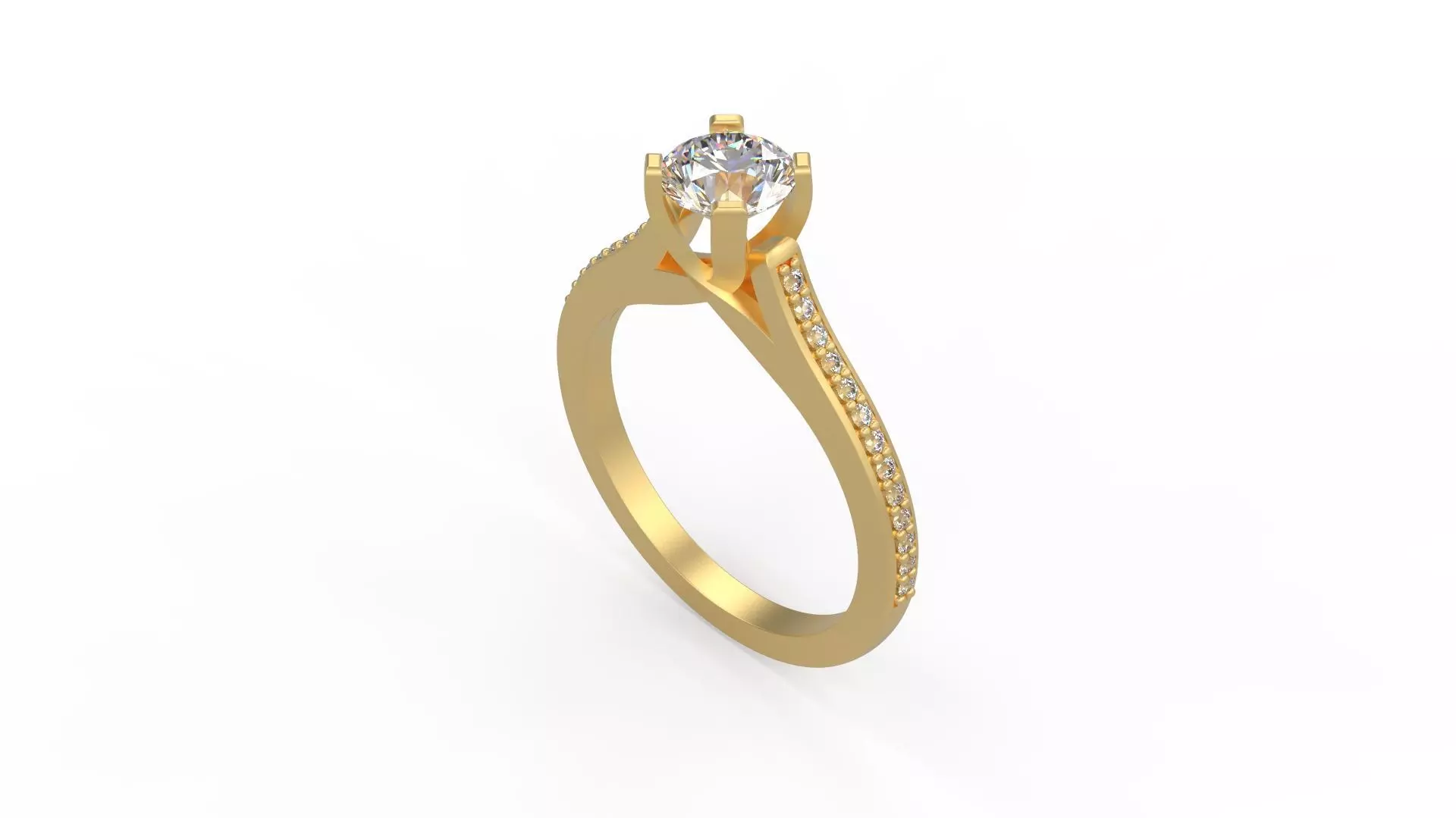 Woman Solitaire 055 3D print model