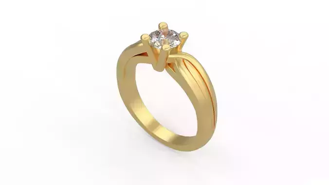 Woman Solitaire 066 3D print model