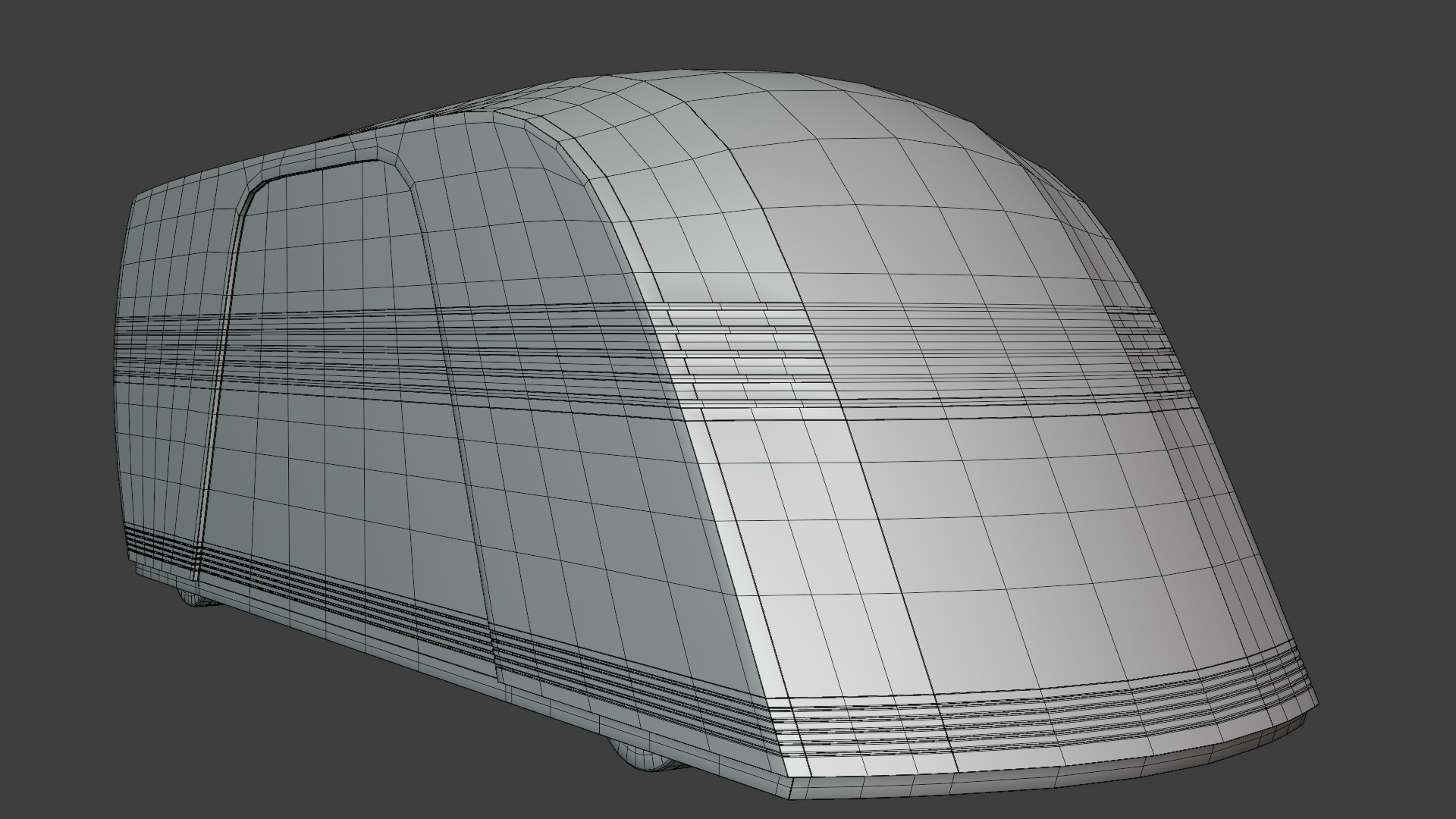 Passenger drone and Tesla Robovan 3D Model Collection_8